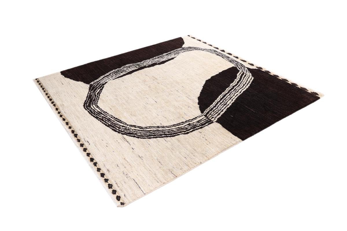 Orientteppich Berber 20 Nain Handgeknüpfter rechteckig, Orientteppich, Trading, Höhe: mm Moderner Ela 200x208 Design