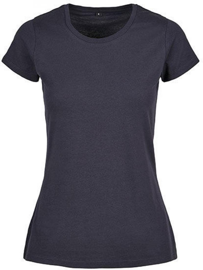 Rundhalsshirt Ladies´ Basic Tee Kurze, eingesetzte Ärmel