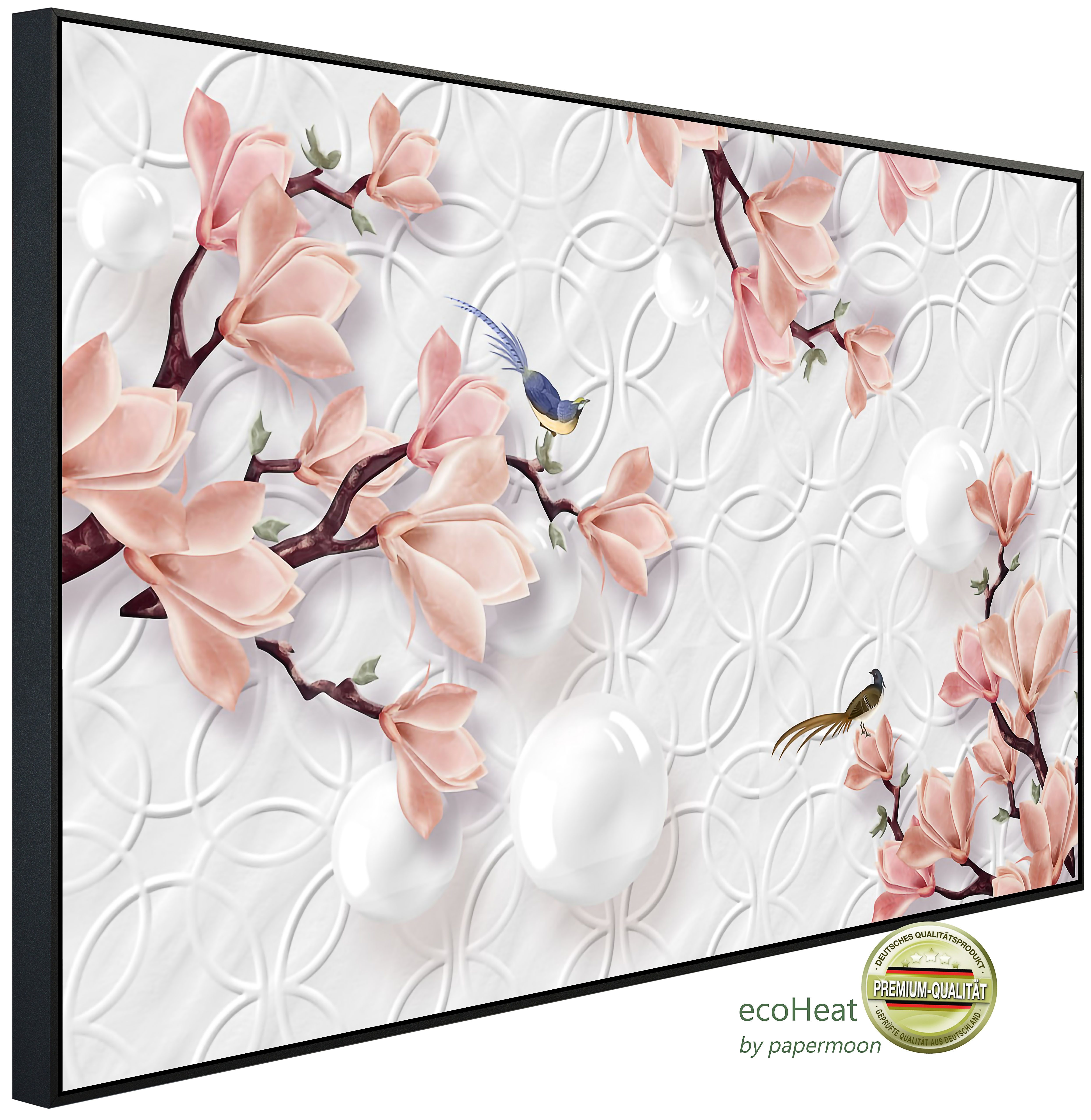 Papermoon Infrarotheizung INFRAROT-BILD-HEIZUNG, Muster mit Blumen, günstig online kaufen