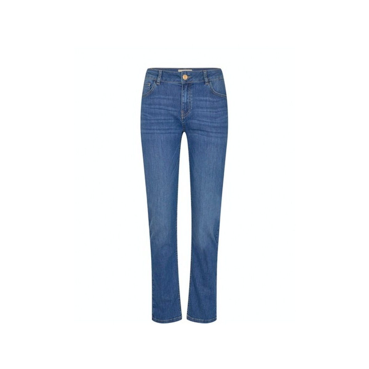 blau Mos Mosh 5-Pocket-Jeans (1-tlg)