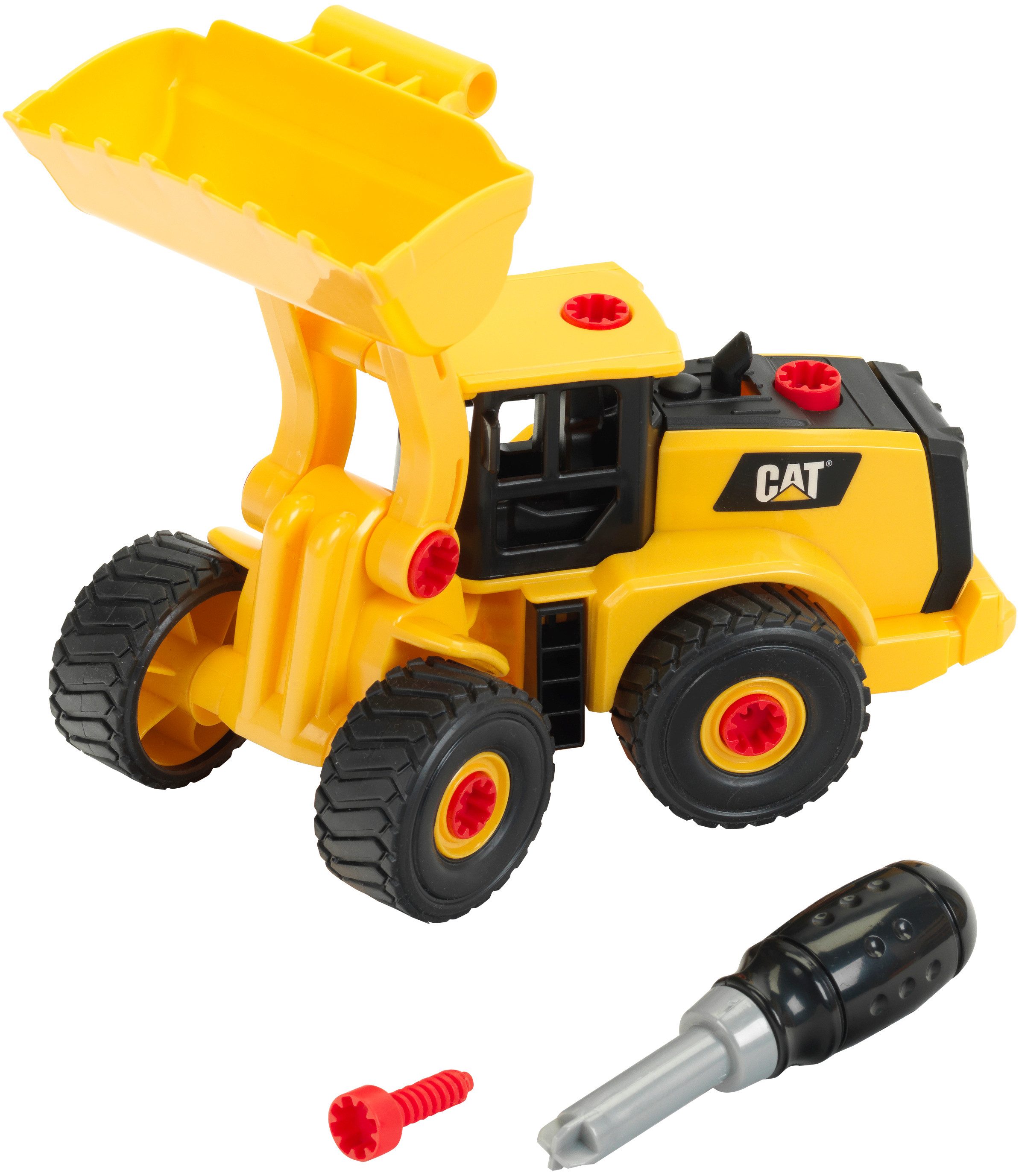 Klein Spielzeug-Radlader Cat® Schraubfahrzeug