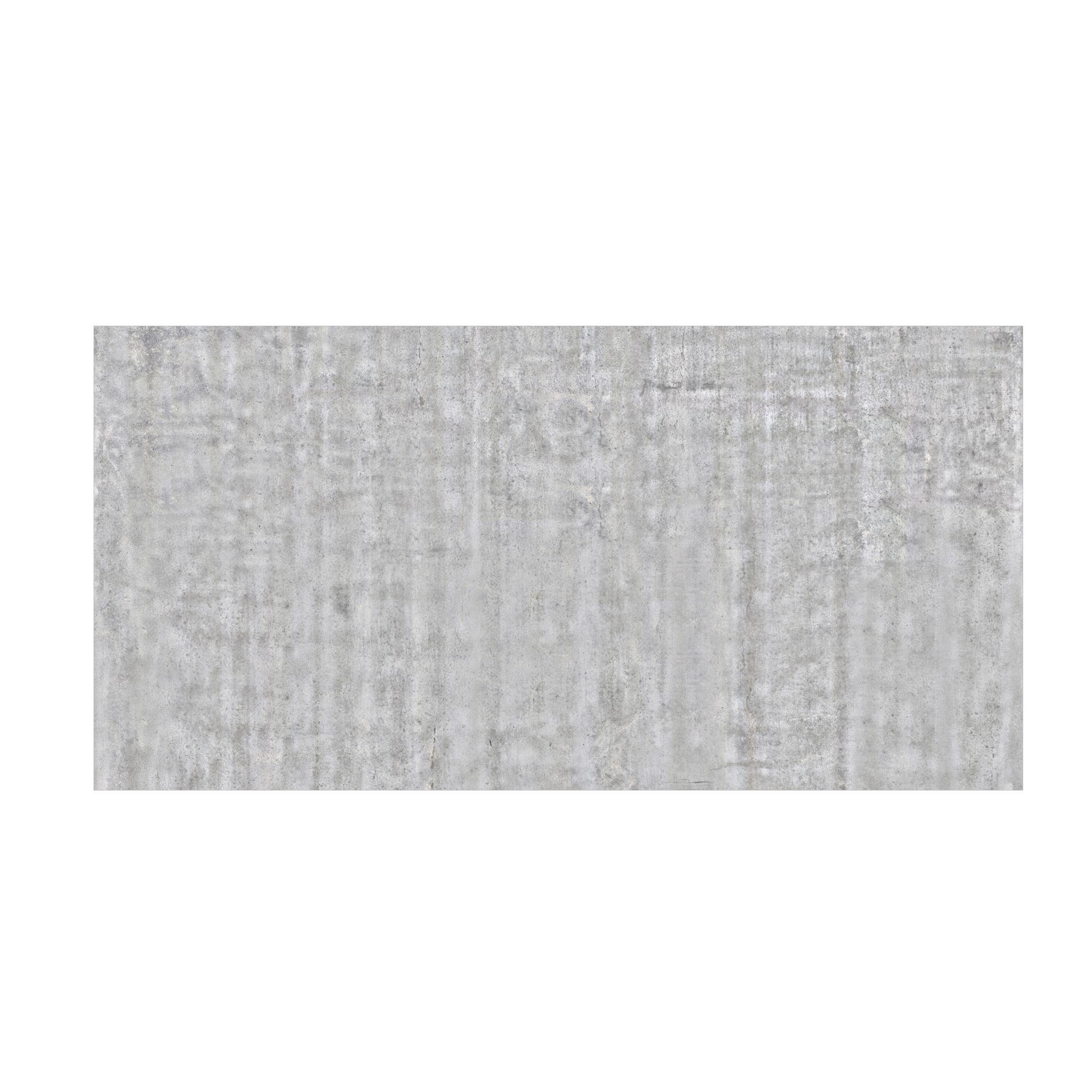Bilderdepot24 Teppich Teppich Vinyl Flur Küche 3D Steinoptik Beton lang modern, Läufer - grau glatt, nass wischbar (Schmutz, Tierhaare) Saugroboter & Bodenheizung geeignet