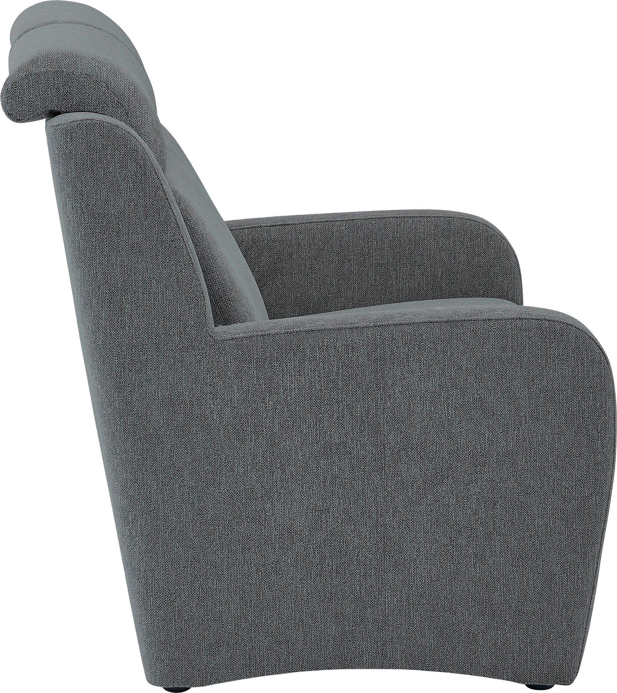 VILLA Sitzvorzug, 46 cm mit 3-Sitzer Kopfteilverstellung, Varese, in BECK Sitzhöhe 1 wahlweise Teile,