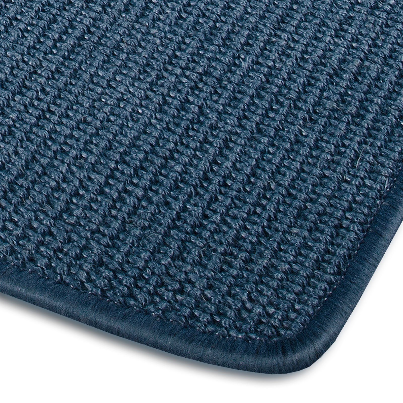 Sisalteppich Sylt Blau, Teppich in Eckig, 10 6 mm, Teppichläufer, Größen, Höhe: Floordirekt, Eckig