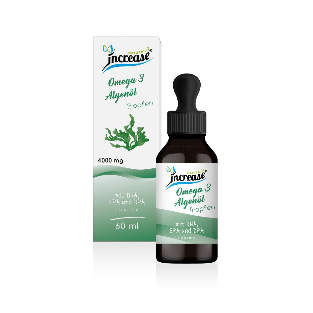Liposomales Omega 3 Algenöl - 4000mg pro Tag Tropfen