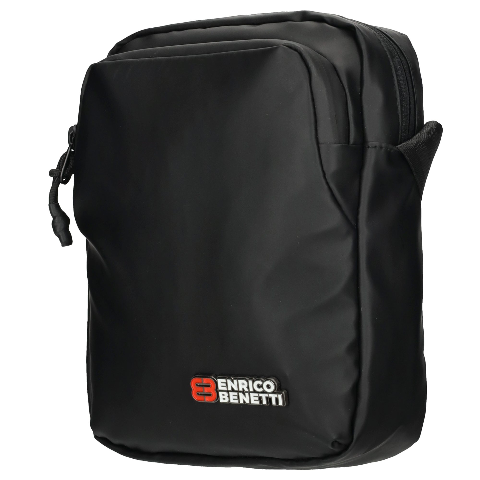 Enrico Benetti Umhängetasche Kleine Crossbody Tasche Herren (Schultertasche zum umhängen, schwarz, Geschenke für Männer), aus wasserabweisendem Material