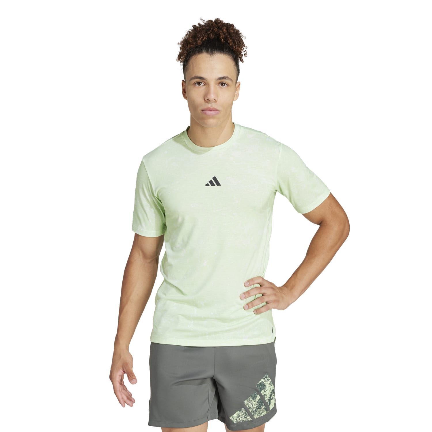 adidas Performance T-Shirt Power Workout grün/schwarz Herren günstig online kaufen