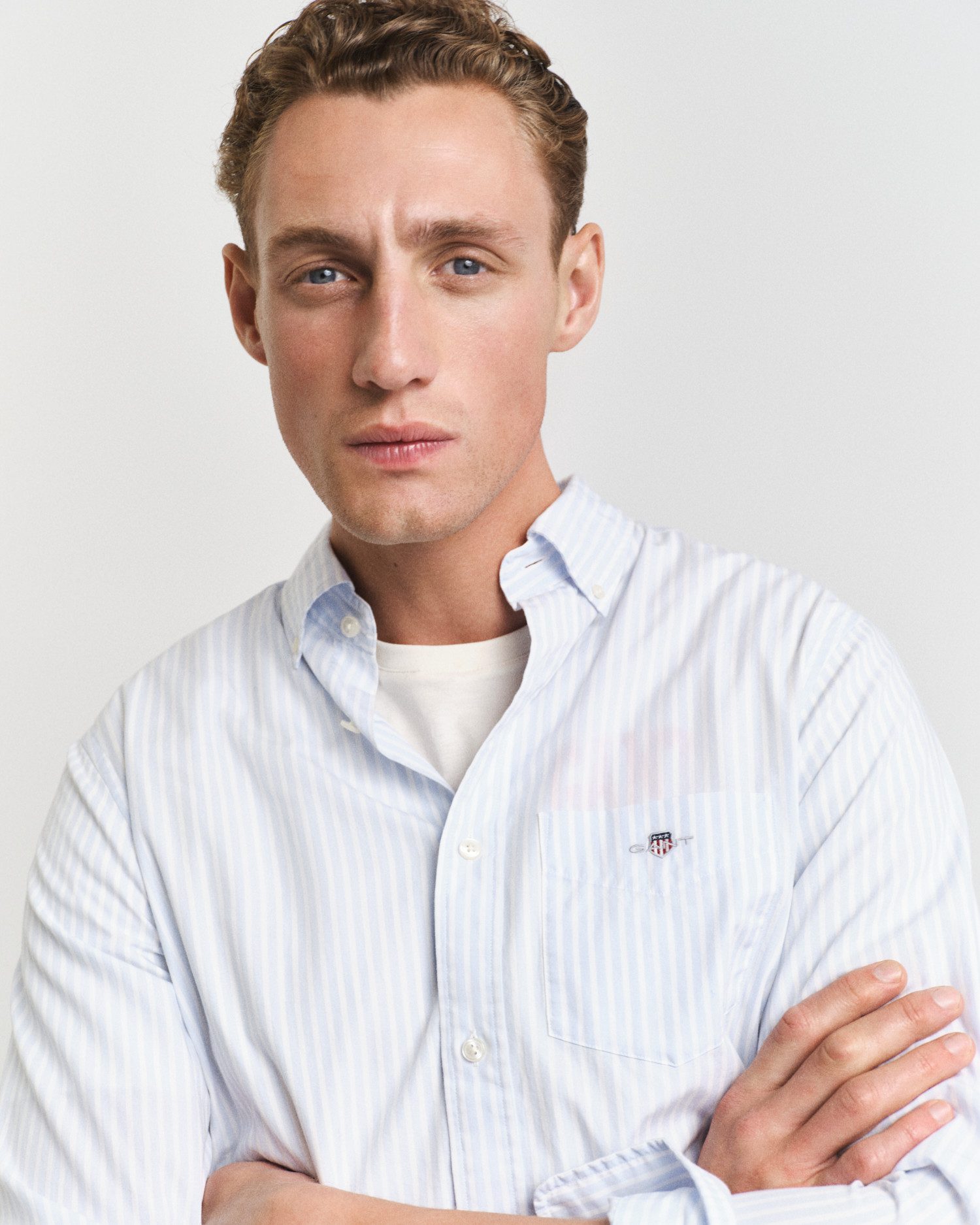 Gant Langarmhemd REG POPLIN STRIPE SHIRT