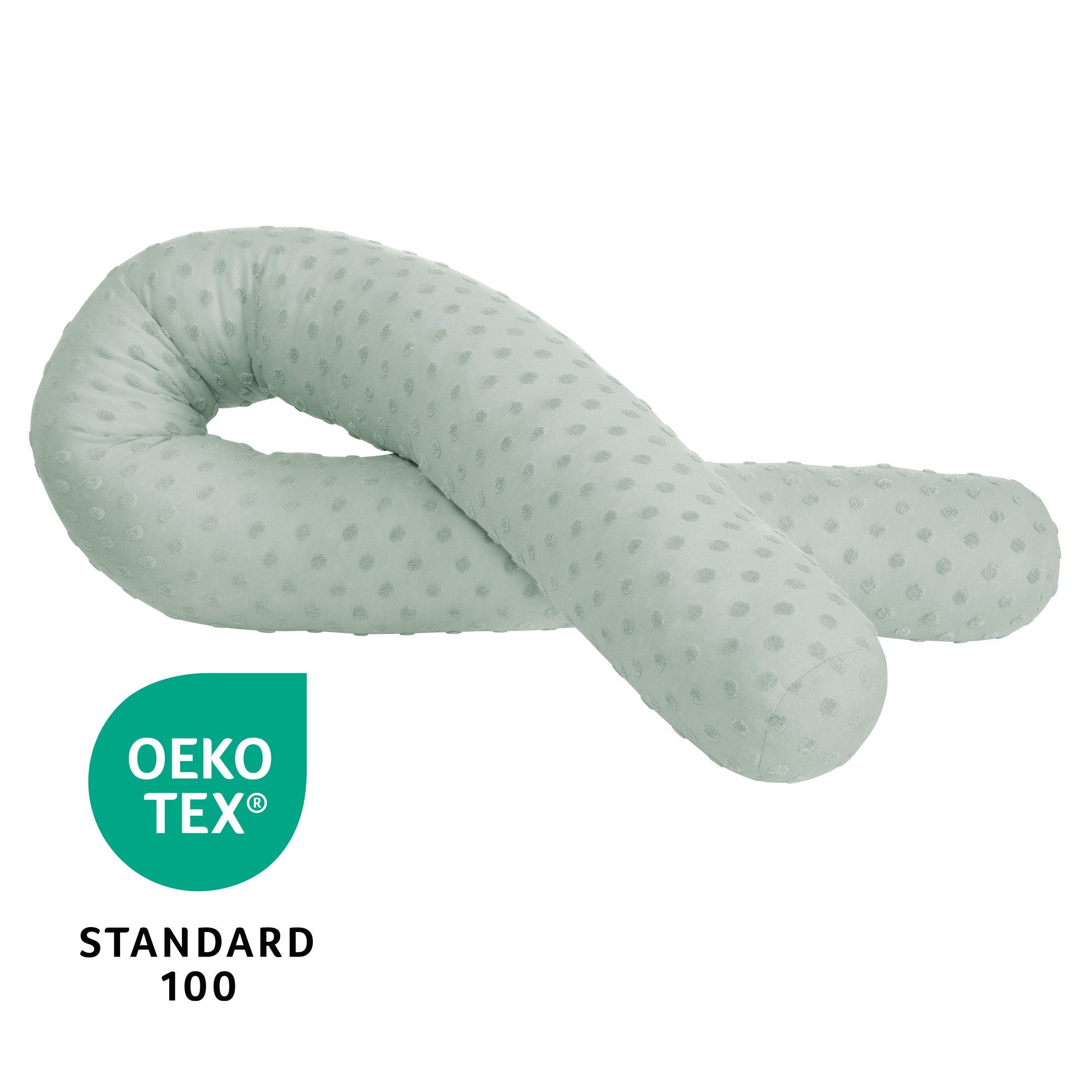 roba® Nestchenschlange Lil Planet - Bettschlange 170 cm - Seitenschläferkissen - Bettrolle, (Nestchen, Nestchenschlange für Babybett, Bettumrandung, Stillkissen – Bild 5 von 5