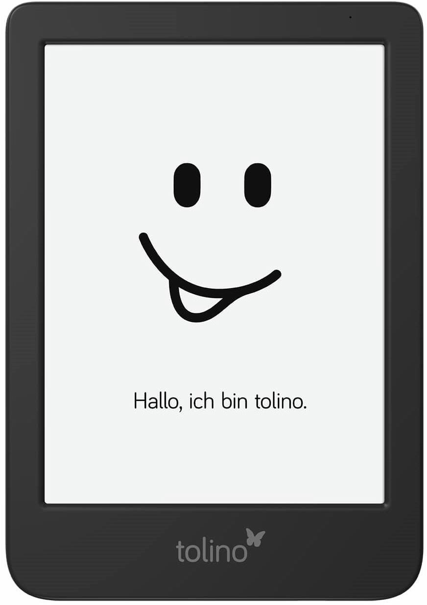Tolino shine 5 E-Book (6", 16 GB, Wi-Fi ac/b/g/n (2,4 und 5 GHz) + BT 5.0, inkl. Zugang zu den HotSpots der Deutschen Telekom AG deutschlandweit, smartLight, blendfreies schwarz-weiß-Display in 5. Generation)