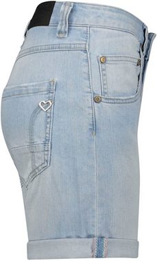 Please Jeans Shorts mit sichtbarer Knopfleiste