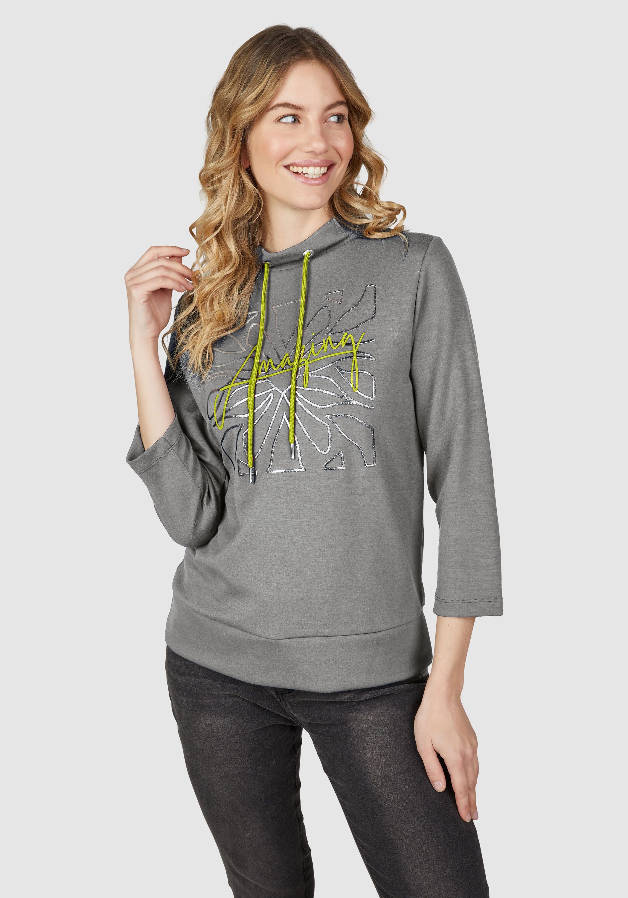 NAVIGAZIONE Sweatshirt (1-tlg) mit auffälligem Print günstig online kaufen