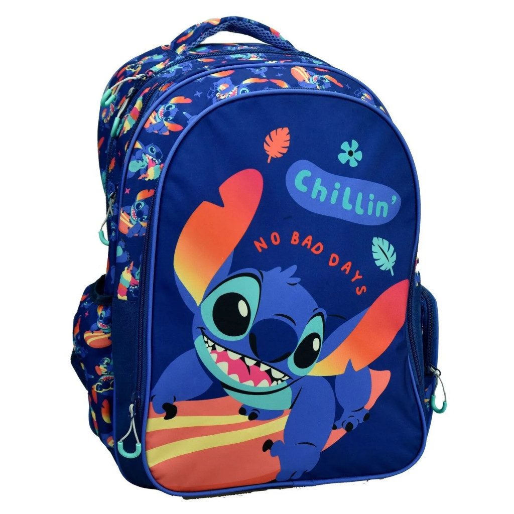 Kinderrucksack Disney Lilo und Stitch Chillin Schultasche, Tasche 46 cm