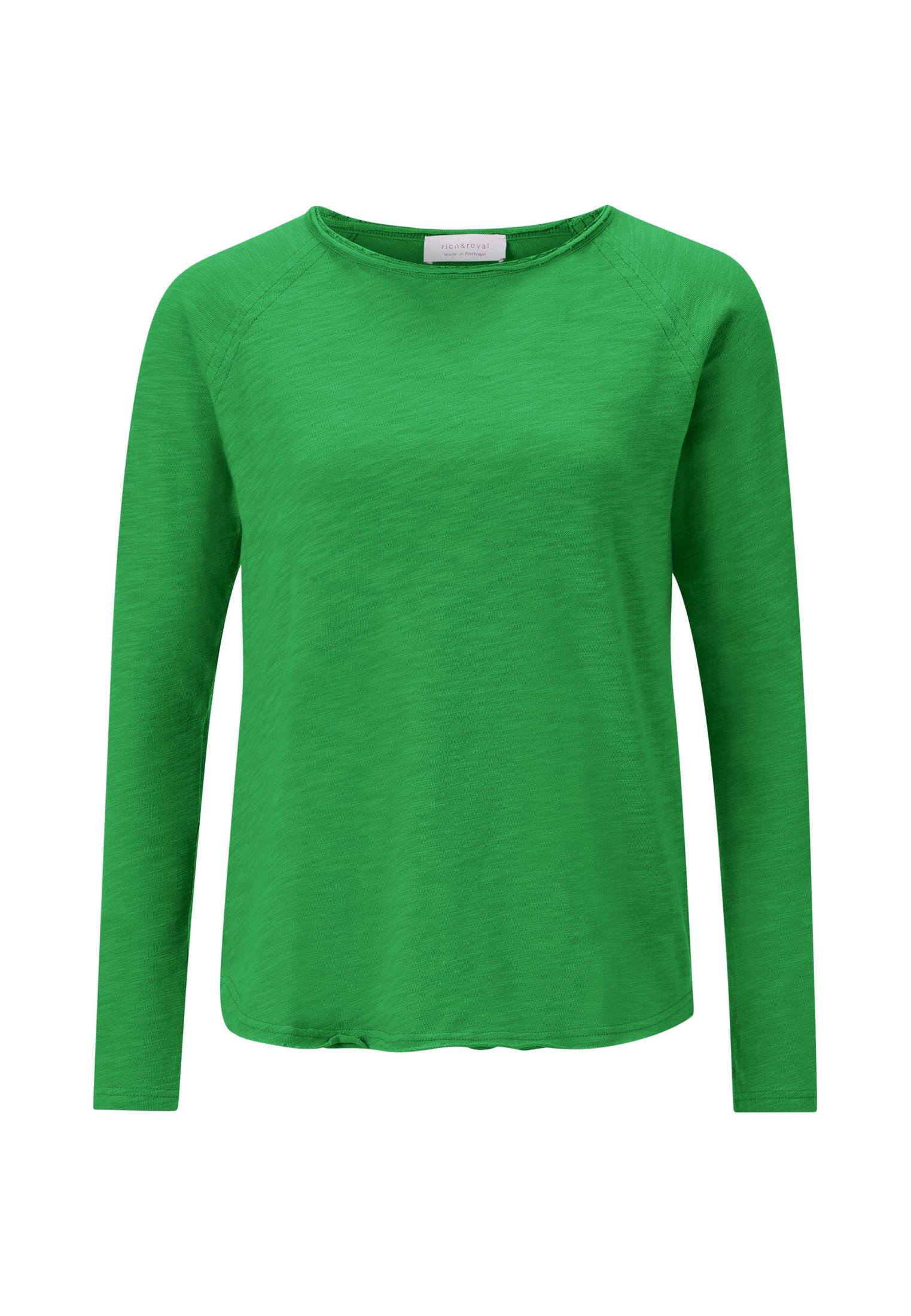 T-Shirt Damen Langarmshirt aus Baumwolle