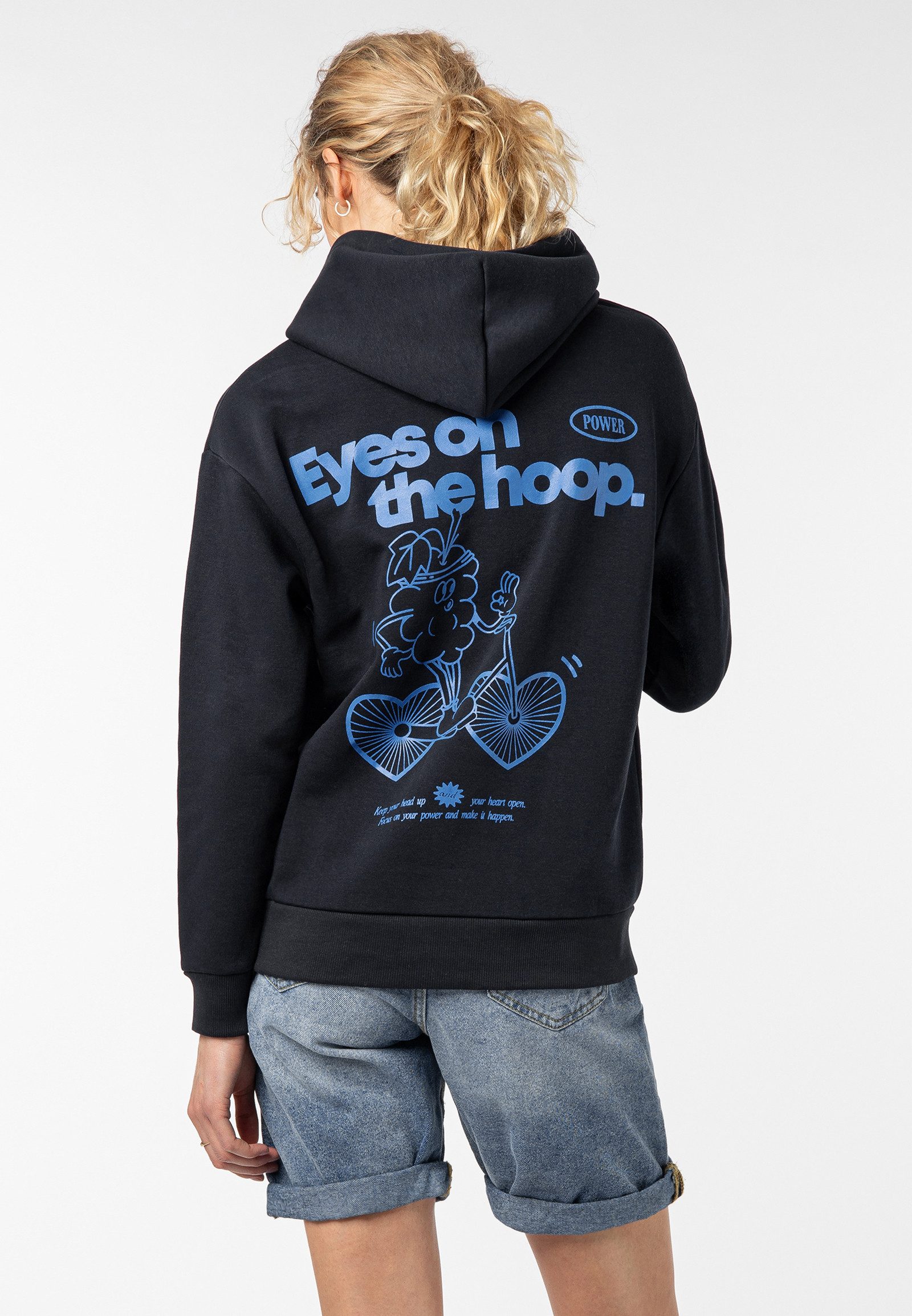 SUBLEVEL Kapuzenpullover Damen Hoodie mit Healthyprints Sweater, Kapuzenswe günstig online kaufen