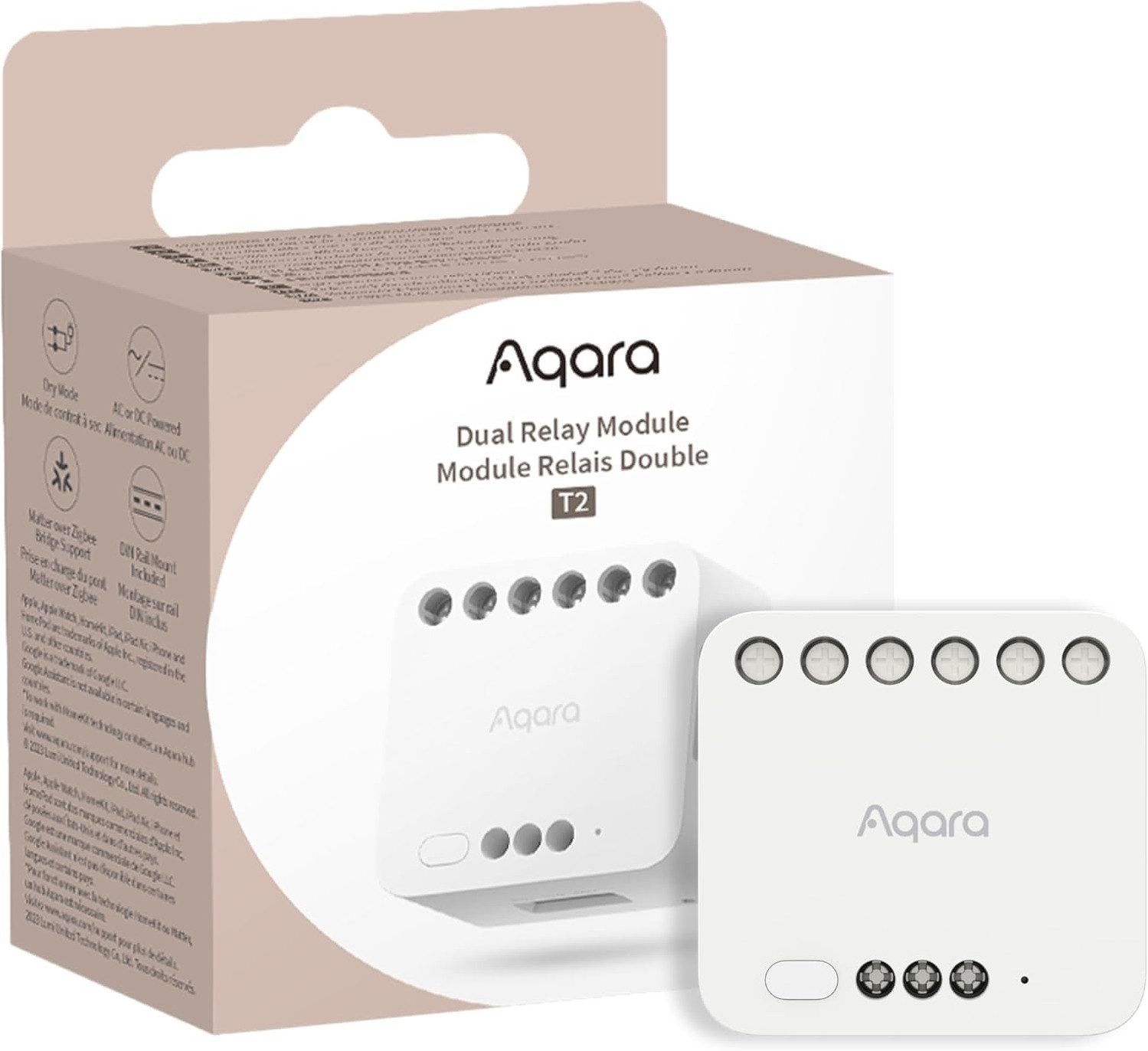 Aqara AQARA Dual Relay Module T2, Energieüberwachung, Wireless Switch ...