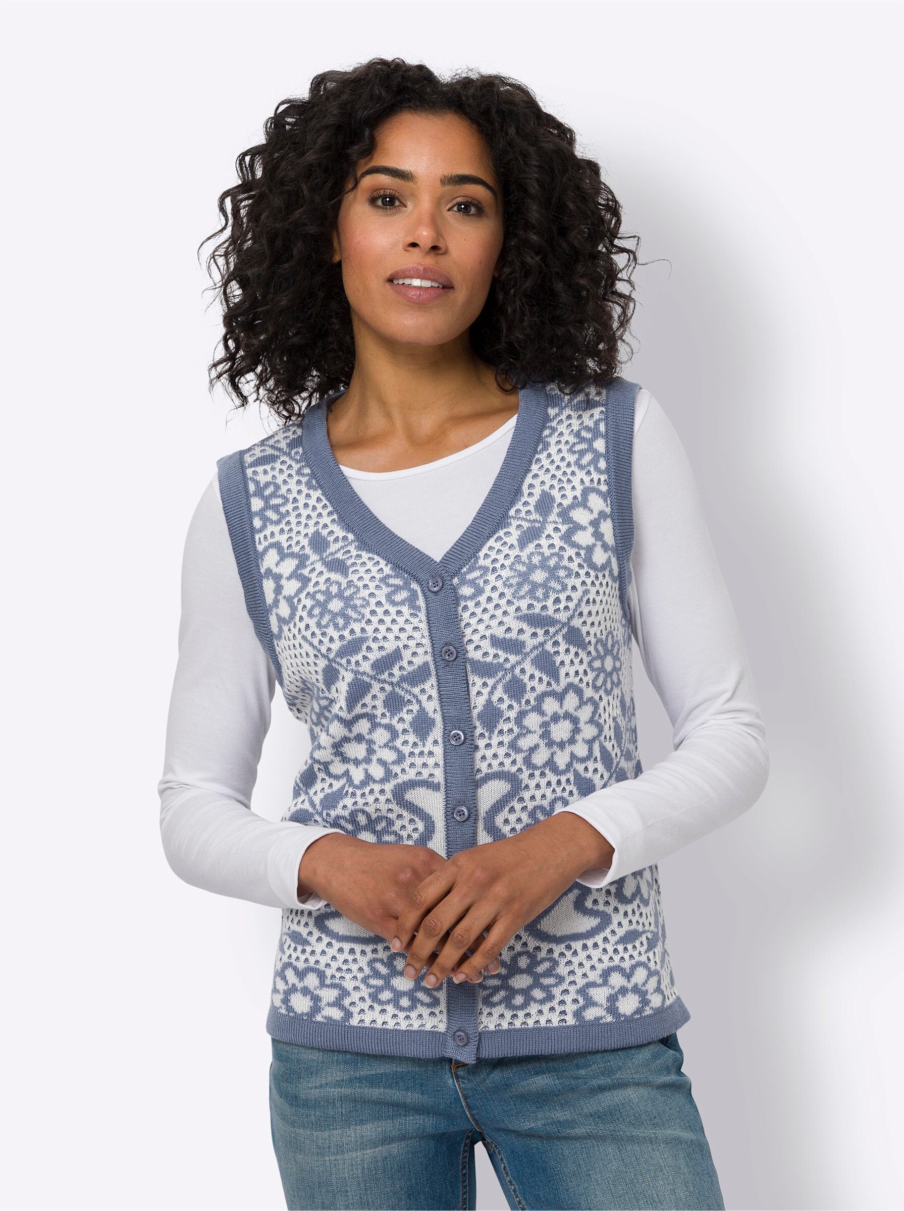 Sieh an! Strickweste Strickweste . günstig online kaufen