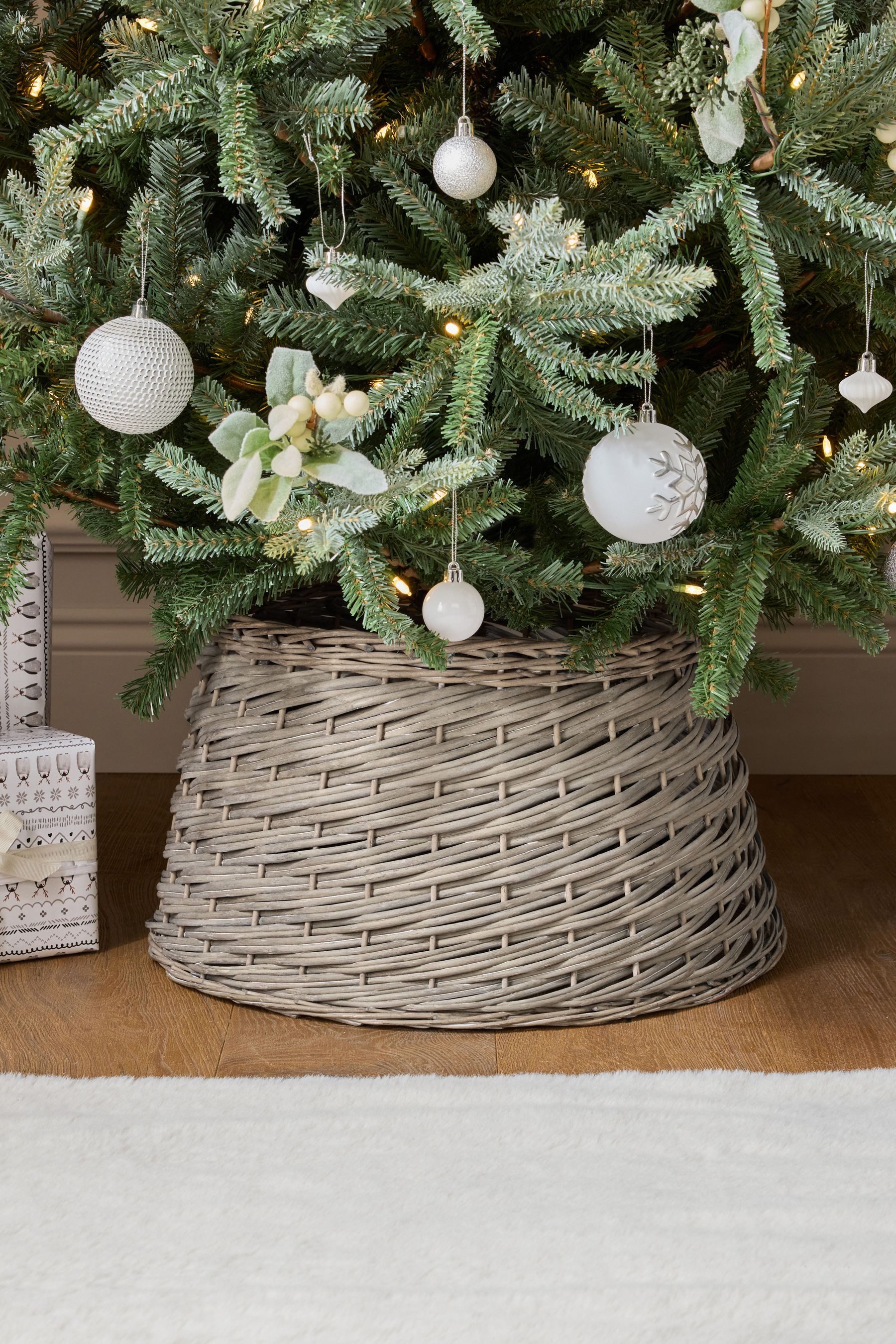 Next Weihnachtsbaumdecke Weihnachtsbaumdecke aus Rattan