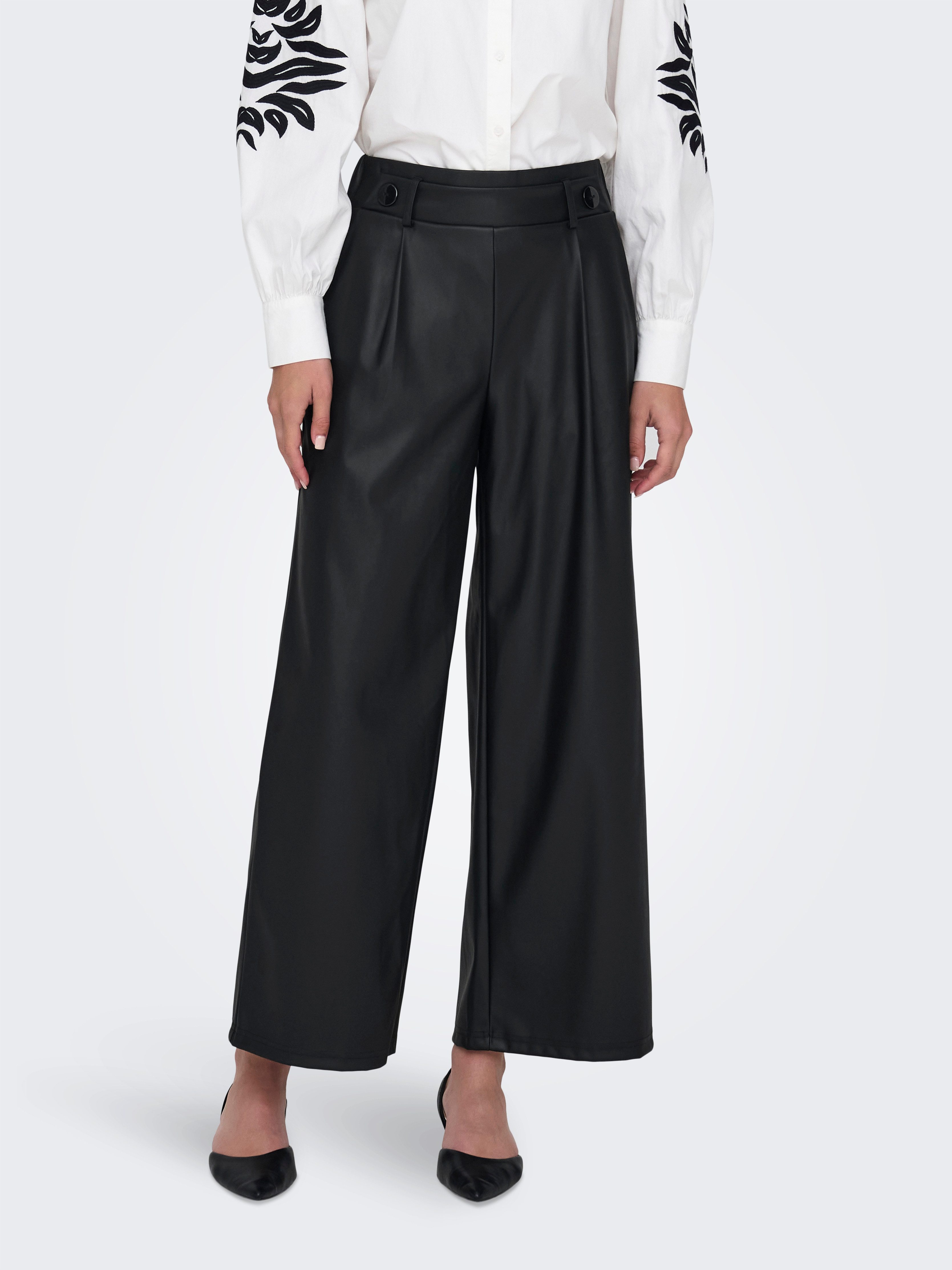 JDY Lederimitathose JDYSOYA GEGGO PU PANT günstig online kaufen