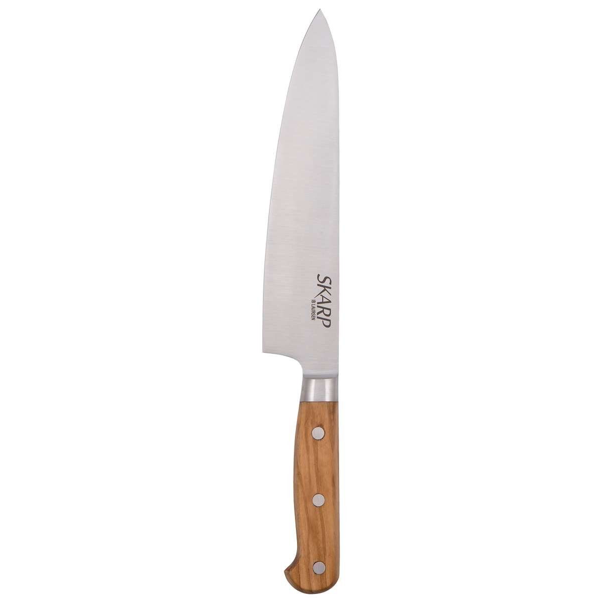 Ib Laursen 33cm - Kochmesser Stahl (5099-00) SKARP Kochmesser Küchenmesser Messer Laursen