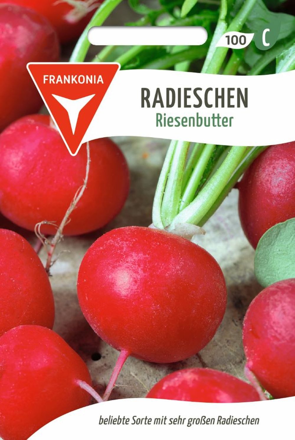 FRANKONIA Gemüsesamen Radies, Riesenbutter - Radieschen-Samen Saatgut Samen, Raphanus sativus
