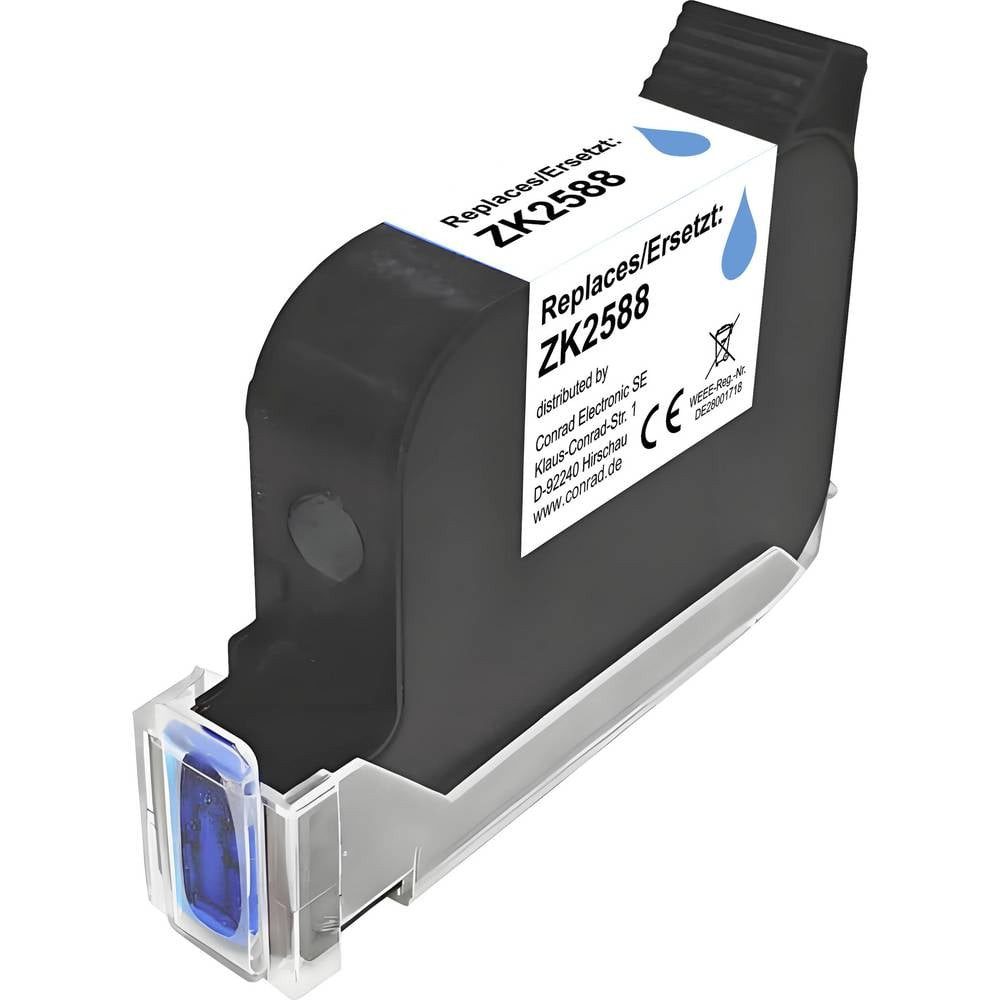 Renkforce Druckerpatrone Kompatibel Solvent ink cartridge ZK2588 Schwarz Tintenpatrone
