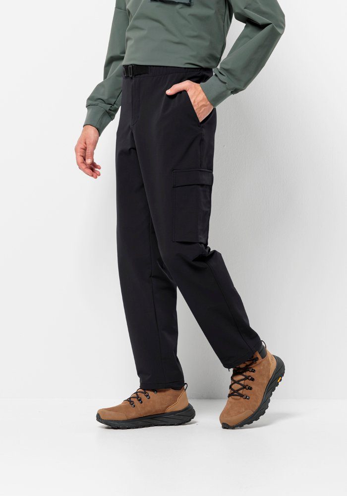 Jack Wolfskin Trekkinghose WANDERMOOD PANTS M, 2 Beintaschen, 2  Hüfttaschen, 2 Münztasche