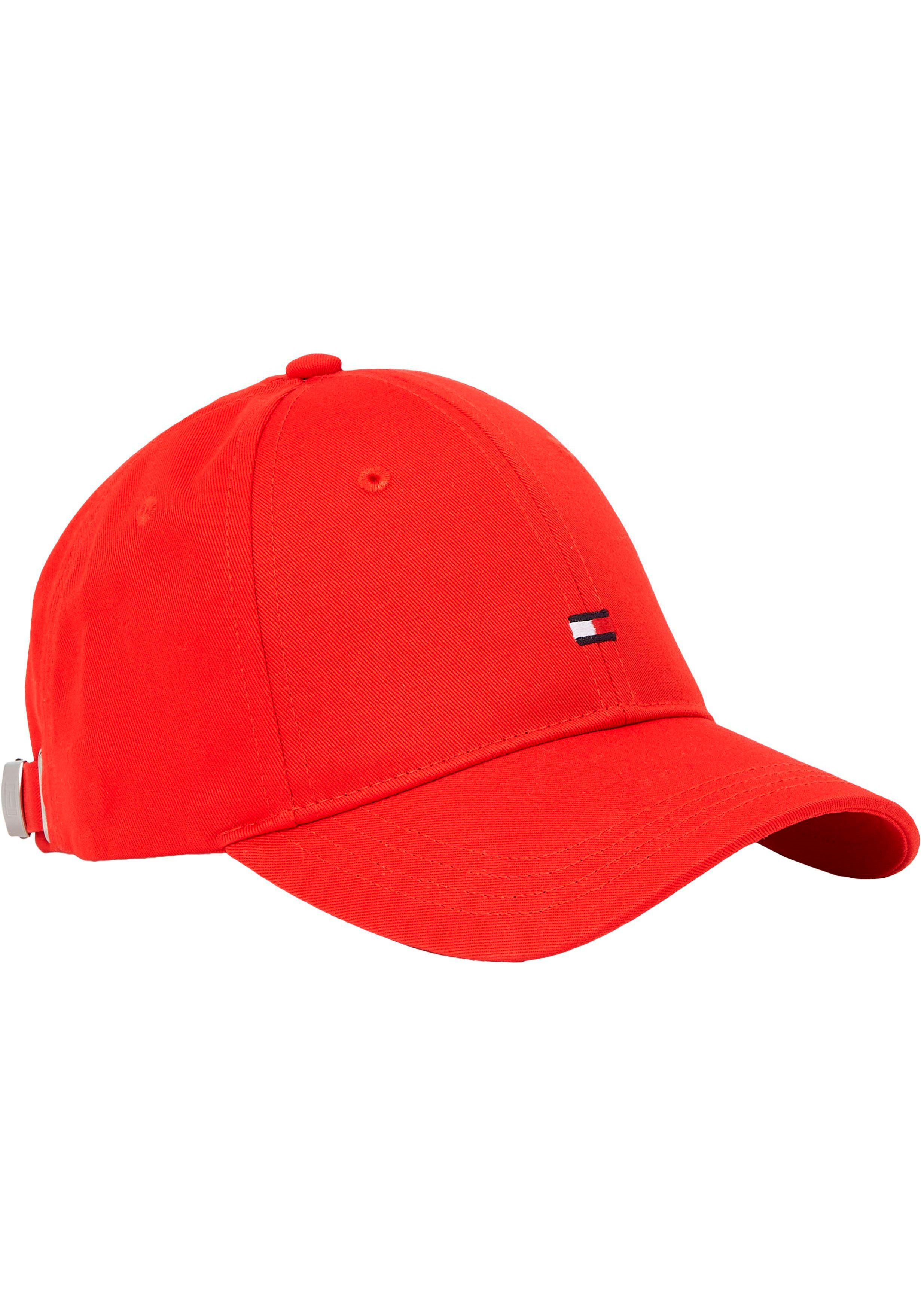 Tommy Hilfiger Fitted Cap SMALL FLAG CAP mit Klemmverschluss Fierce Red | Fitted Caps