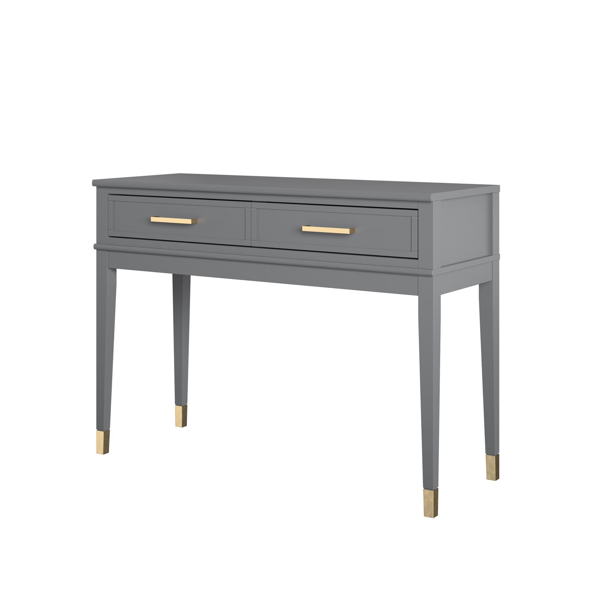 loft24 Konsolentisch Westerleigh - Flurtisch Eingangstisch Beistelltisch Dielentisch, schmaler Tisch, Dielentisch, Flurtisch, 2 Schubladen, Breite 105 cm