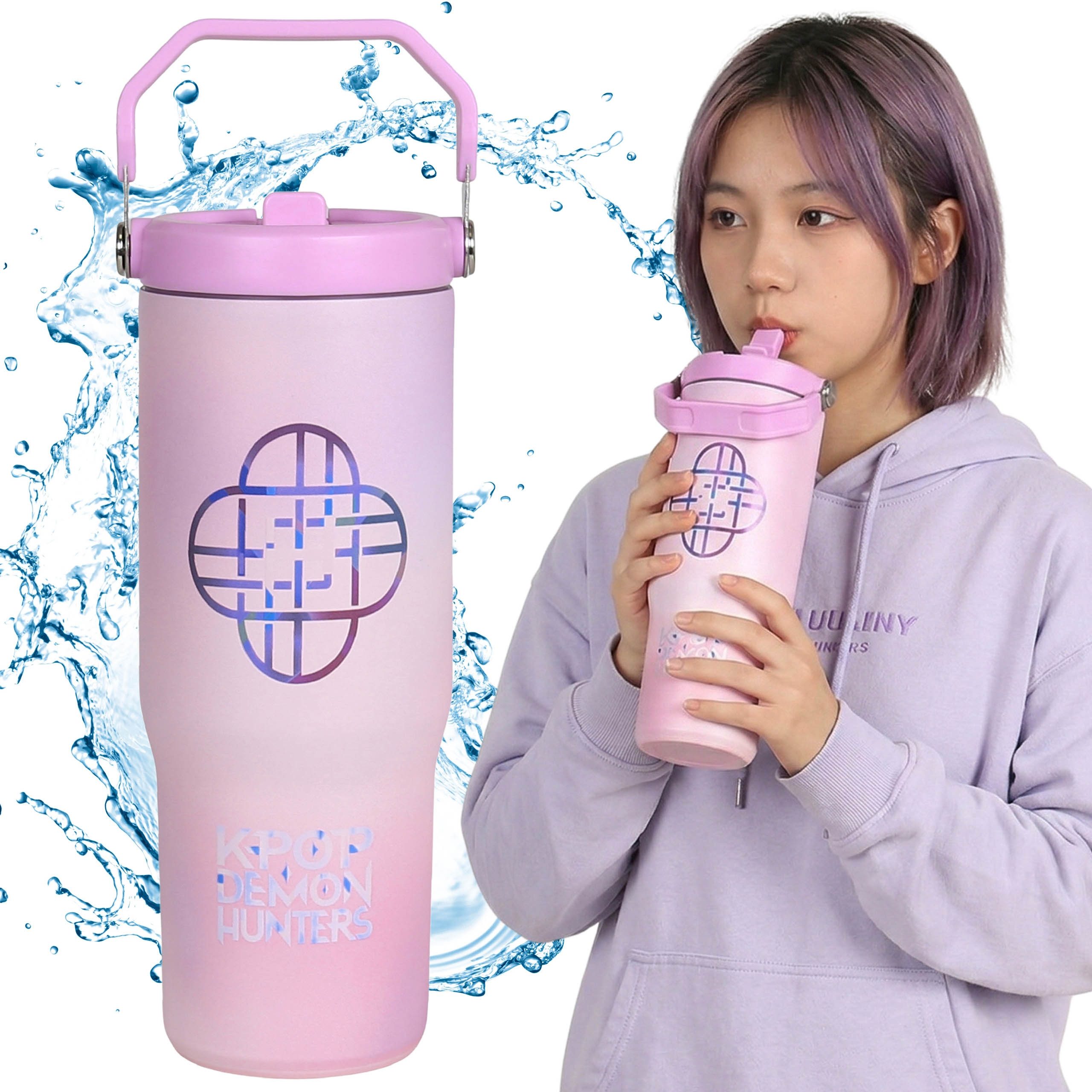Sarcia.eu Thermobecher K-Pop Demon Hunters Thermobecher aus Stahl 850 ml