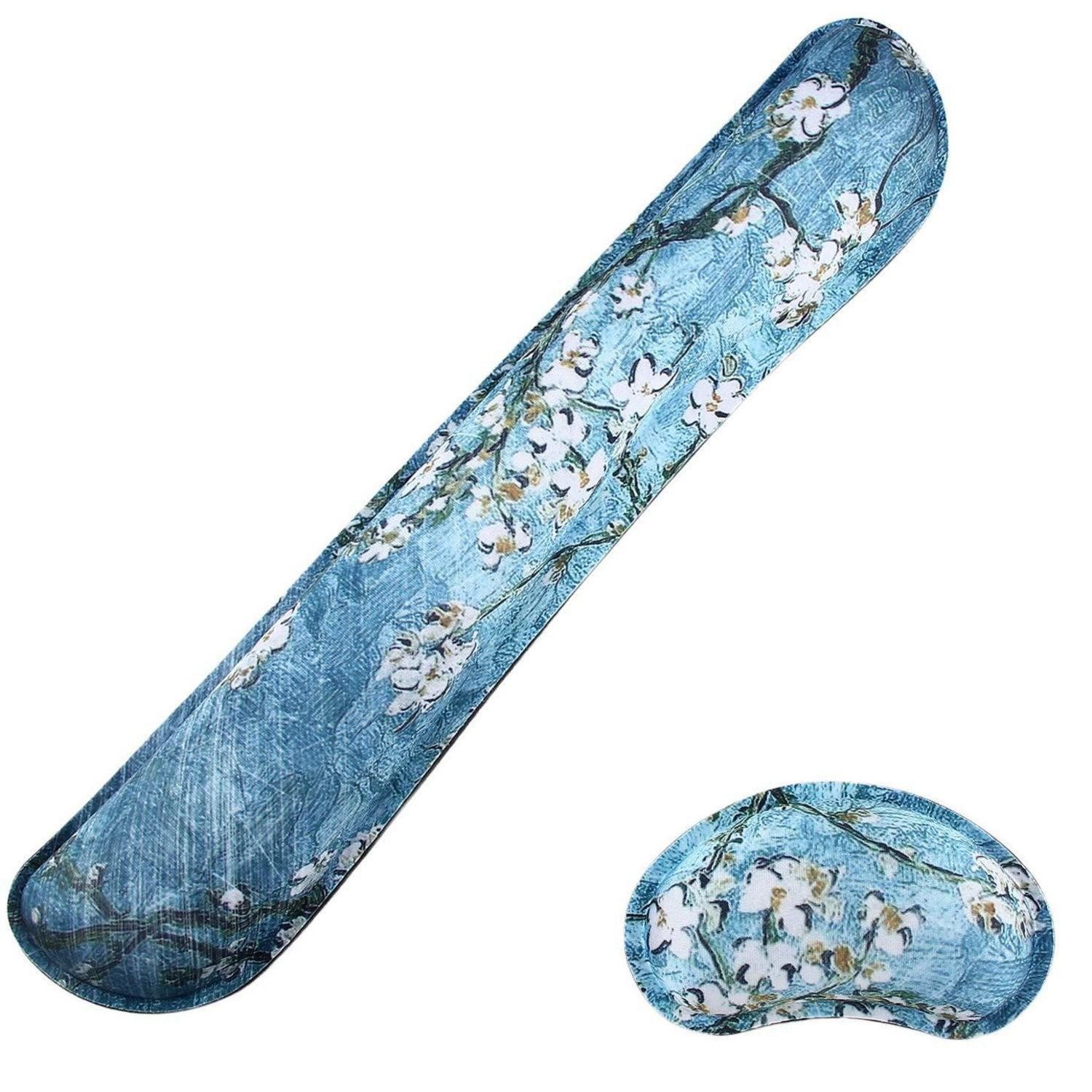 LuxusKollektion Handballenauflage Tastatur Maus Handgelenkauflage Set Memory Schaum (1-St)