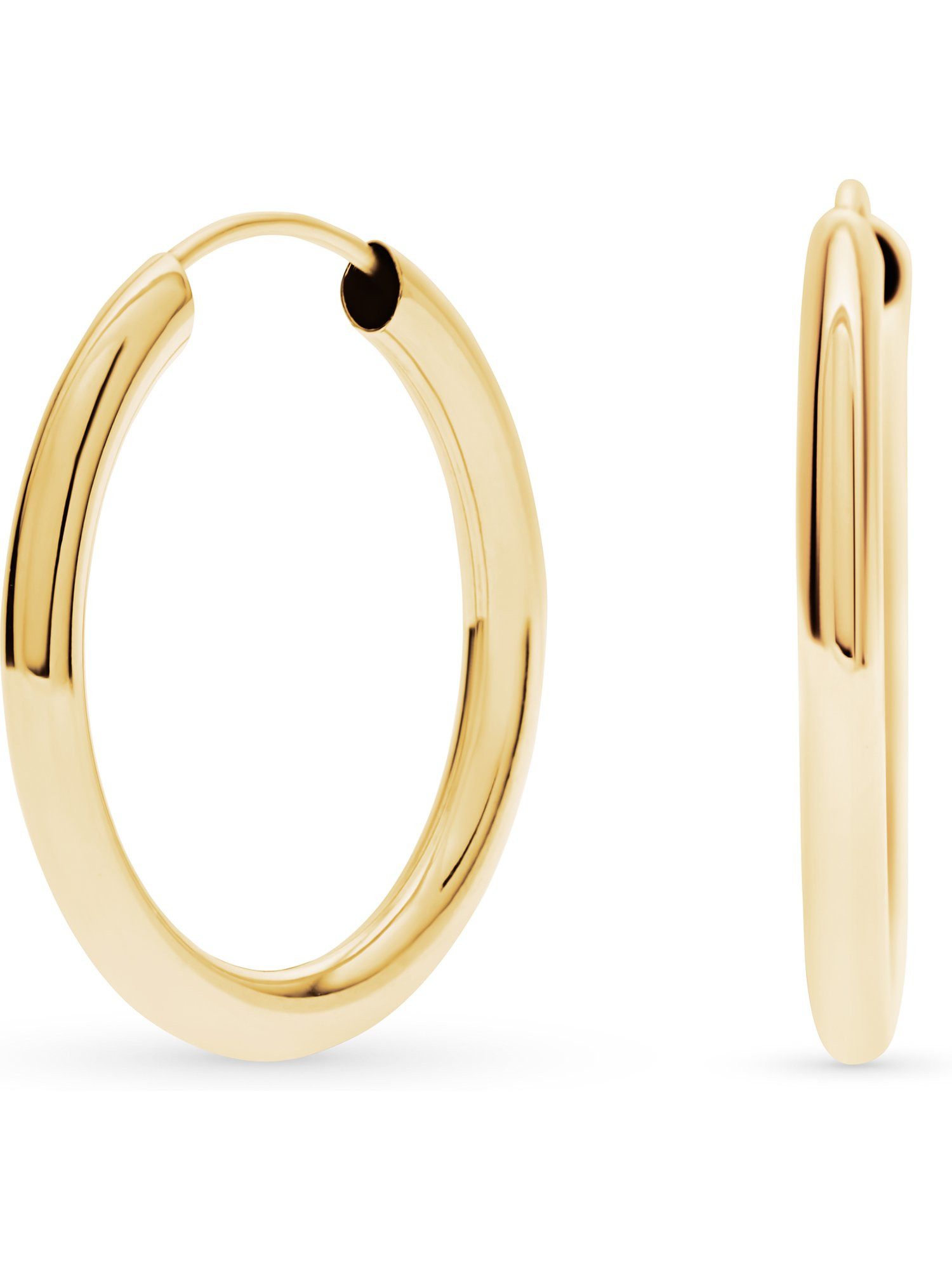 FAVS Paar Creolen FAVS Damen-Creolen 375er Gelbgold (Paar)