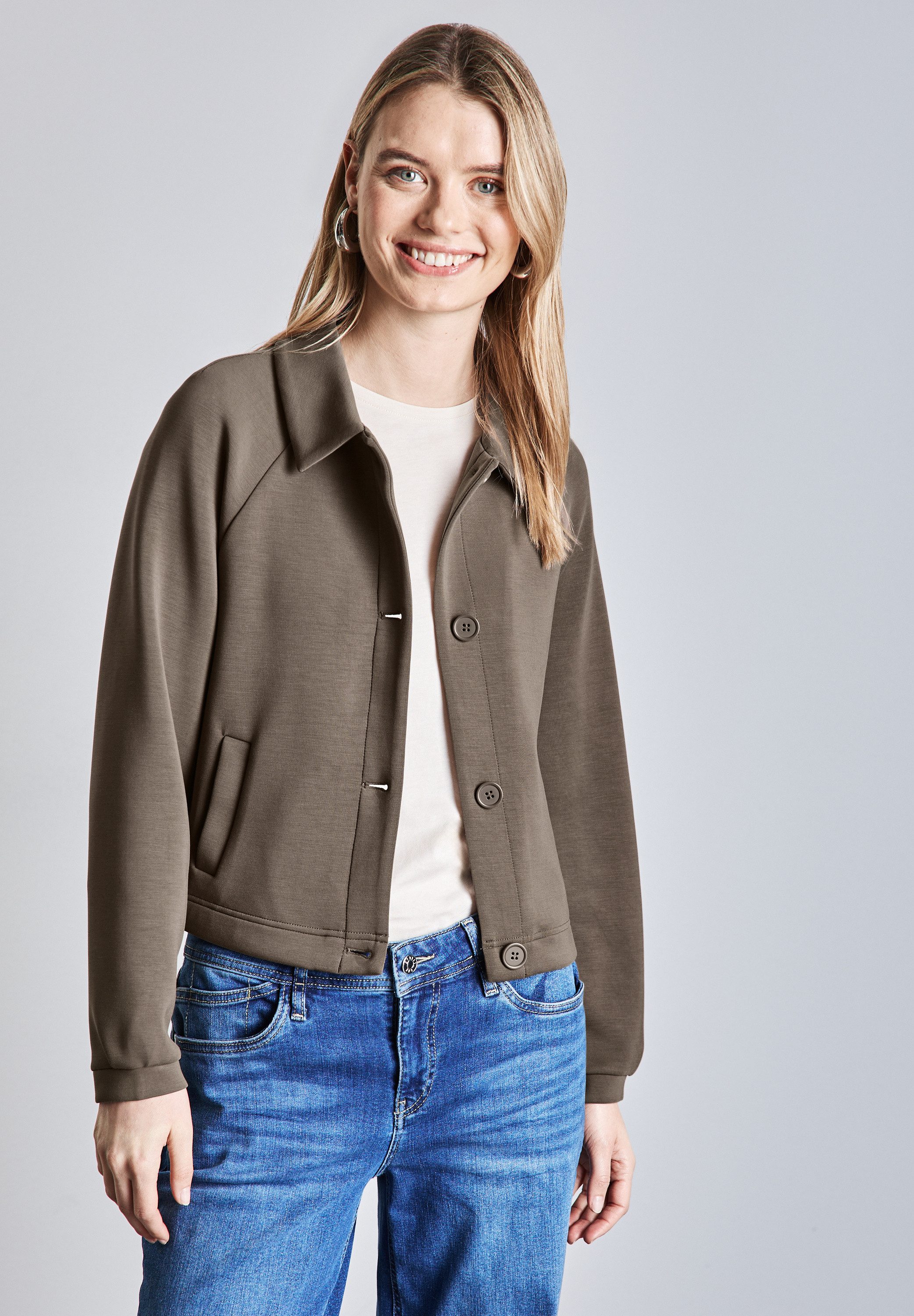 STREET ONE Cardigan im kurzen Schnitt