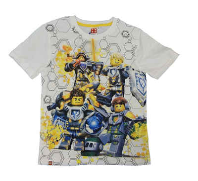 LEGO® Wear T-Shirt Ritter Kinder Jungen Kurzarmshirt Weiss Short Sleeve
