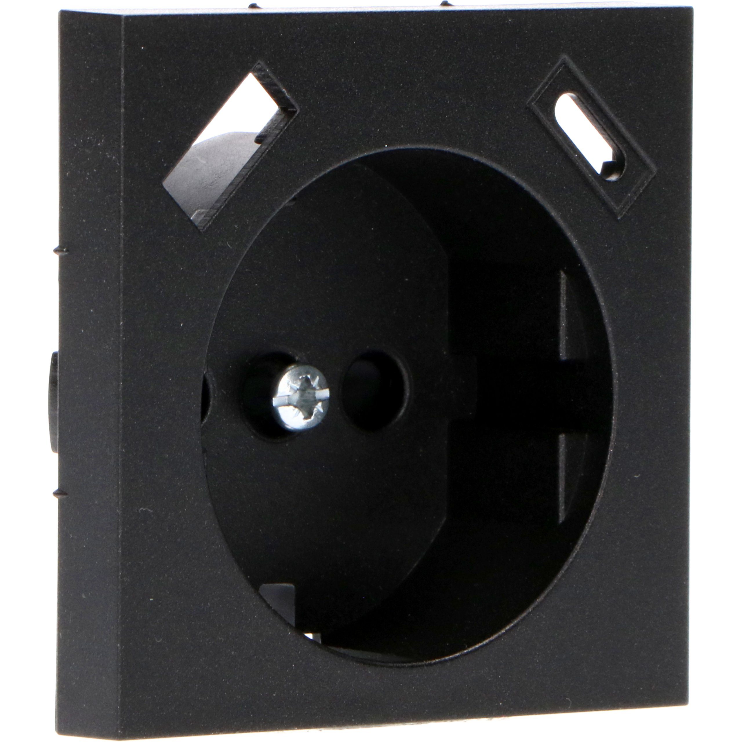 PRO Charge Steckdose 2900143 Steckdoseneinsatz, USB-C schwarz matt 55x55mm und USB-A