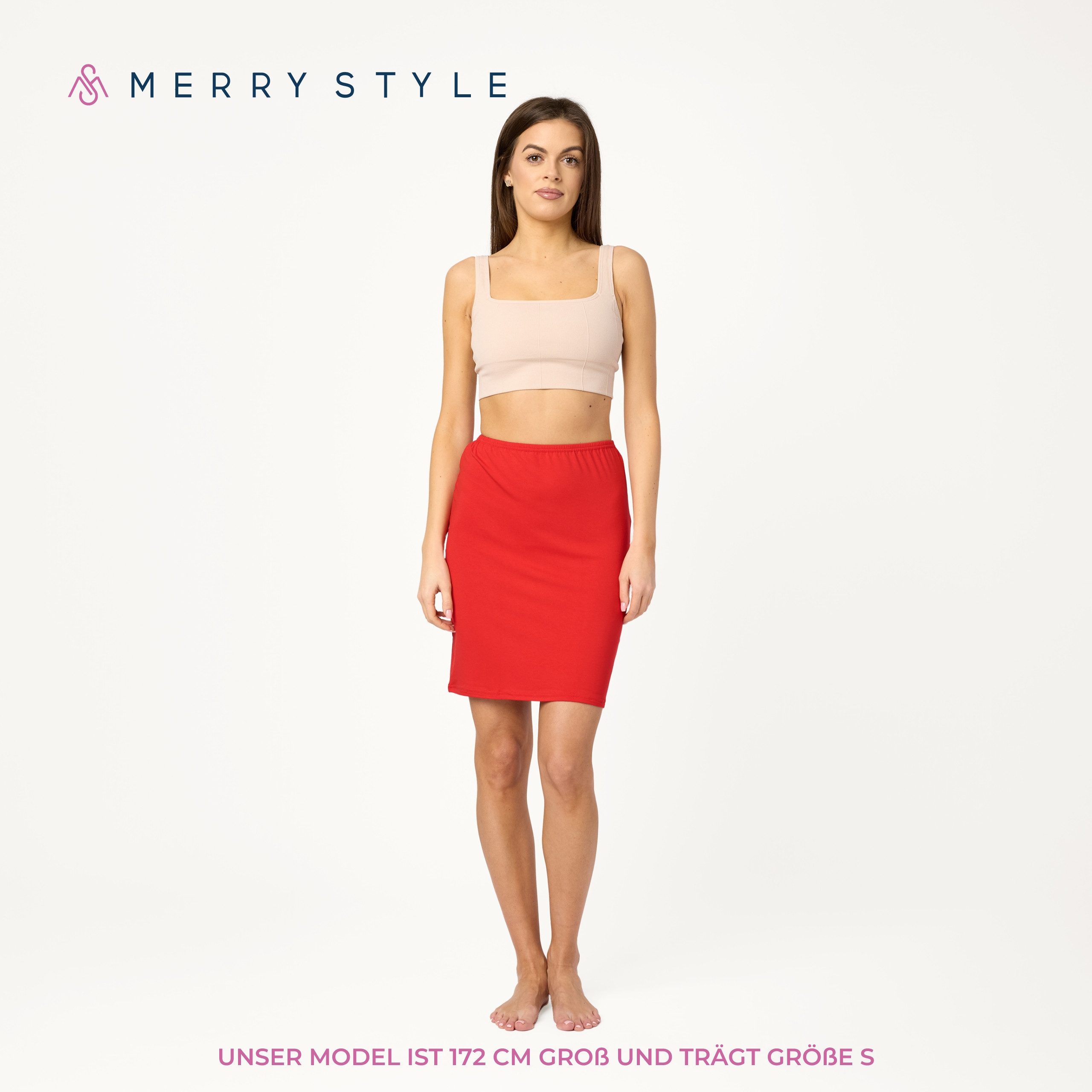 Merry Style Unterrock Damen kurz MS10-204 (1-tlg) aus Viskose günstig online kaufen