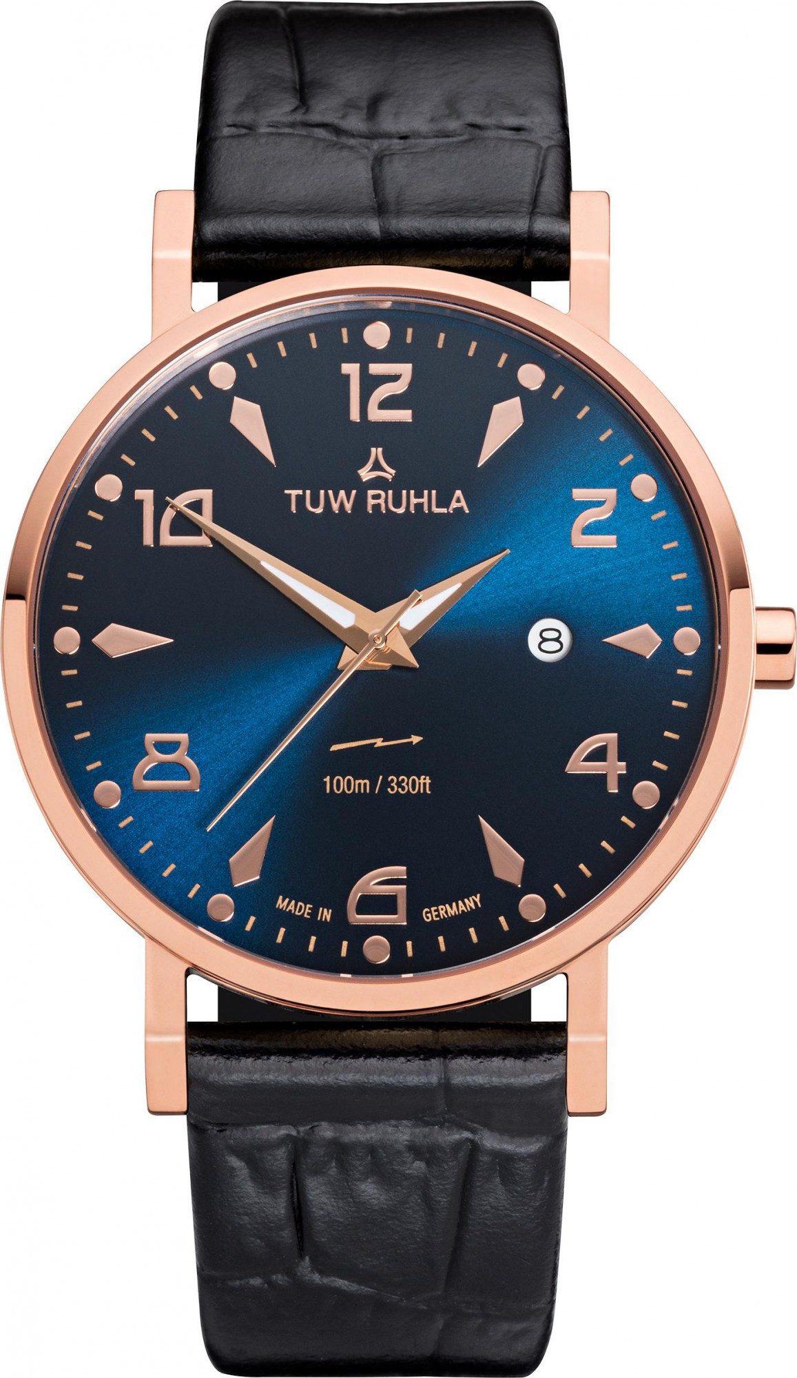 TUW Ruhla Quarzuhr Thuringia Vintage Quartz Herrenarmbanduhr, Klassisch schlicht