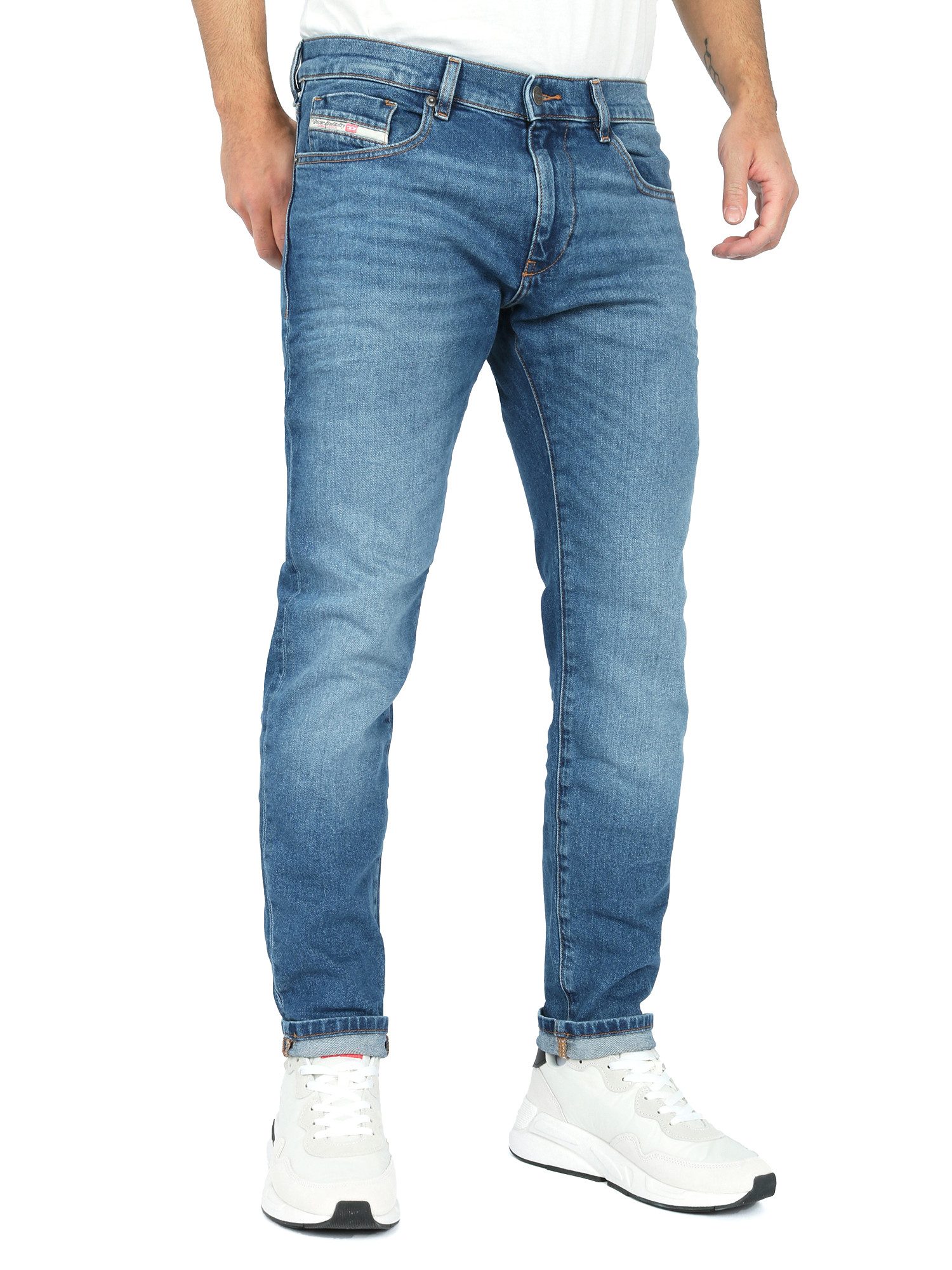 Diesel Slim-fit-Jeans Stretch Hose - 2019 D-Strukt 0ENAT günstig online kaufen