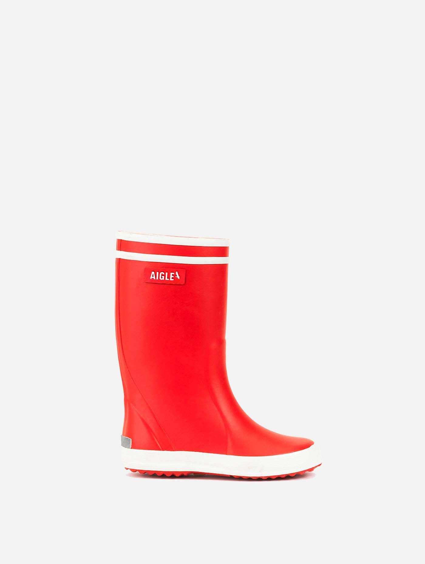 Aigle Regenstiefel Lolly-Pop 2 rot/weiß Gummistiefel günstig online kaufen
