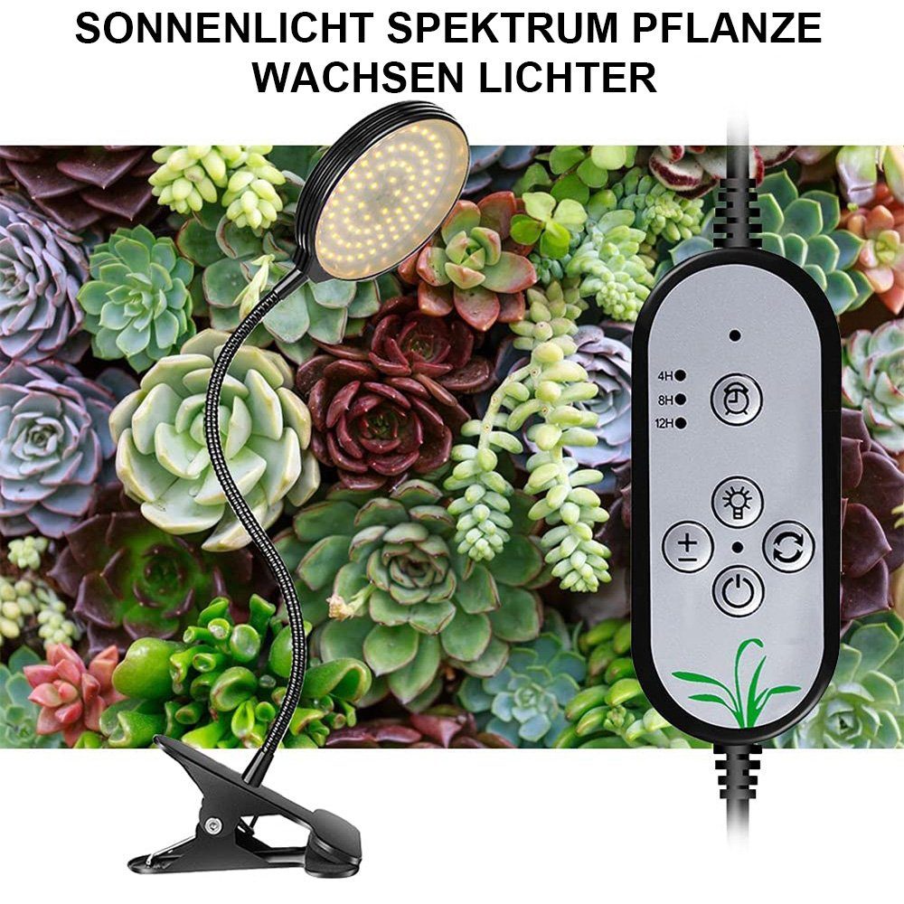 MUPOO Pflanzenlampe Pflanzenlampe LED, Dimmbar Pflanzenlicht Vollspektrum M günstig online kaufen