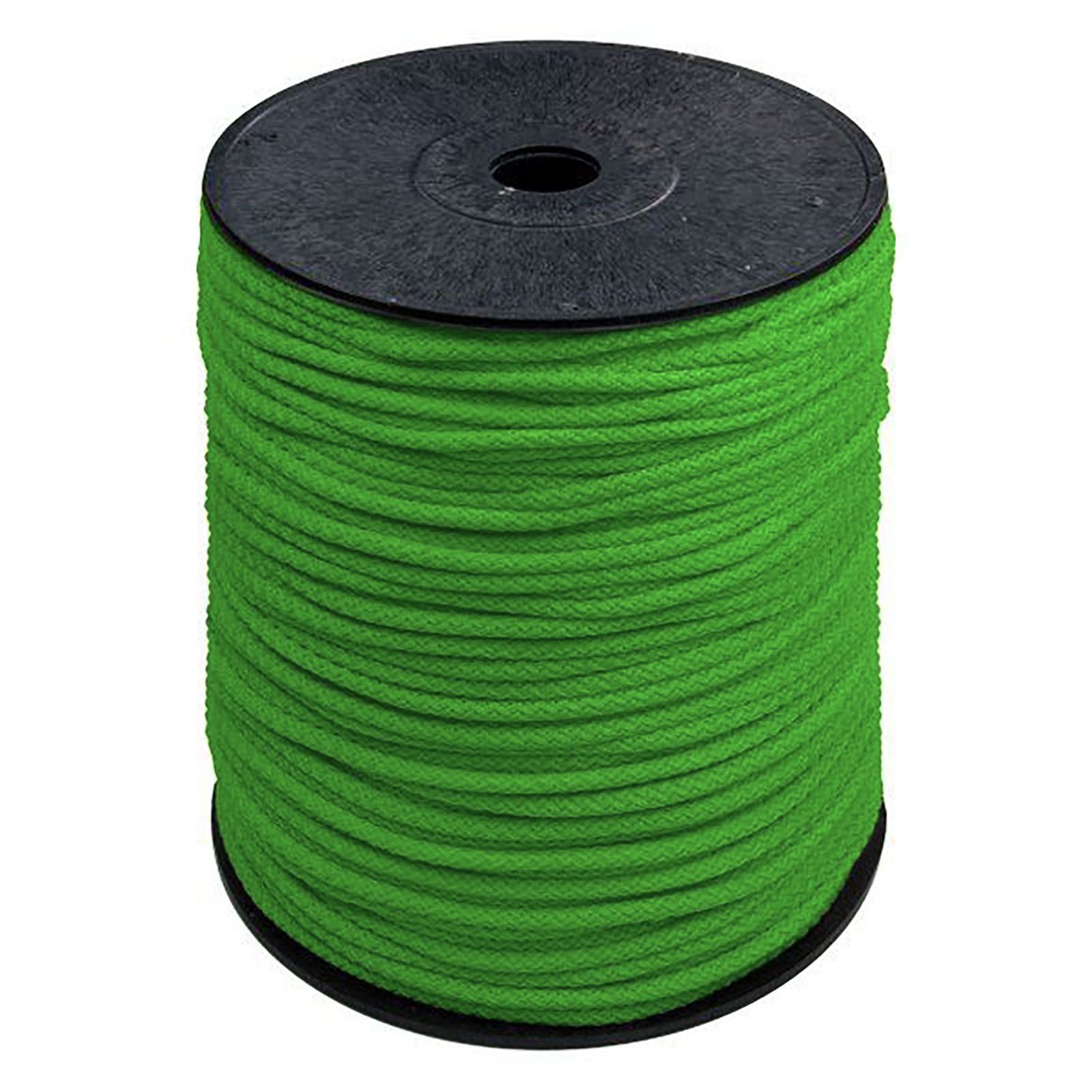 maDDma Seil 200m Polyester-Seil Ø 5,5mm, Farbwahl, gelbgrün