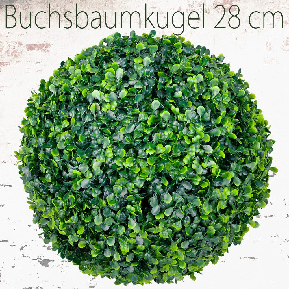 Kunstpflanze Deko Buchsbaum Künstlich Buchsbaumkugel Buchskugel günstig online kaufen