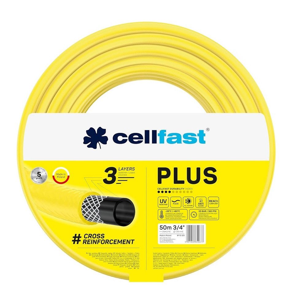 Cellfast Pflanzkübel Cellfast Gartenschlauch PLUS 3/4" 50 m