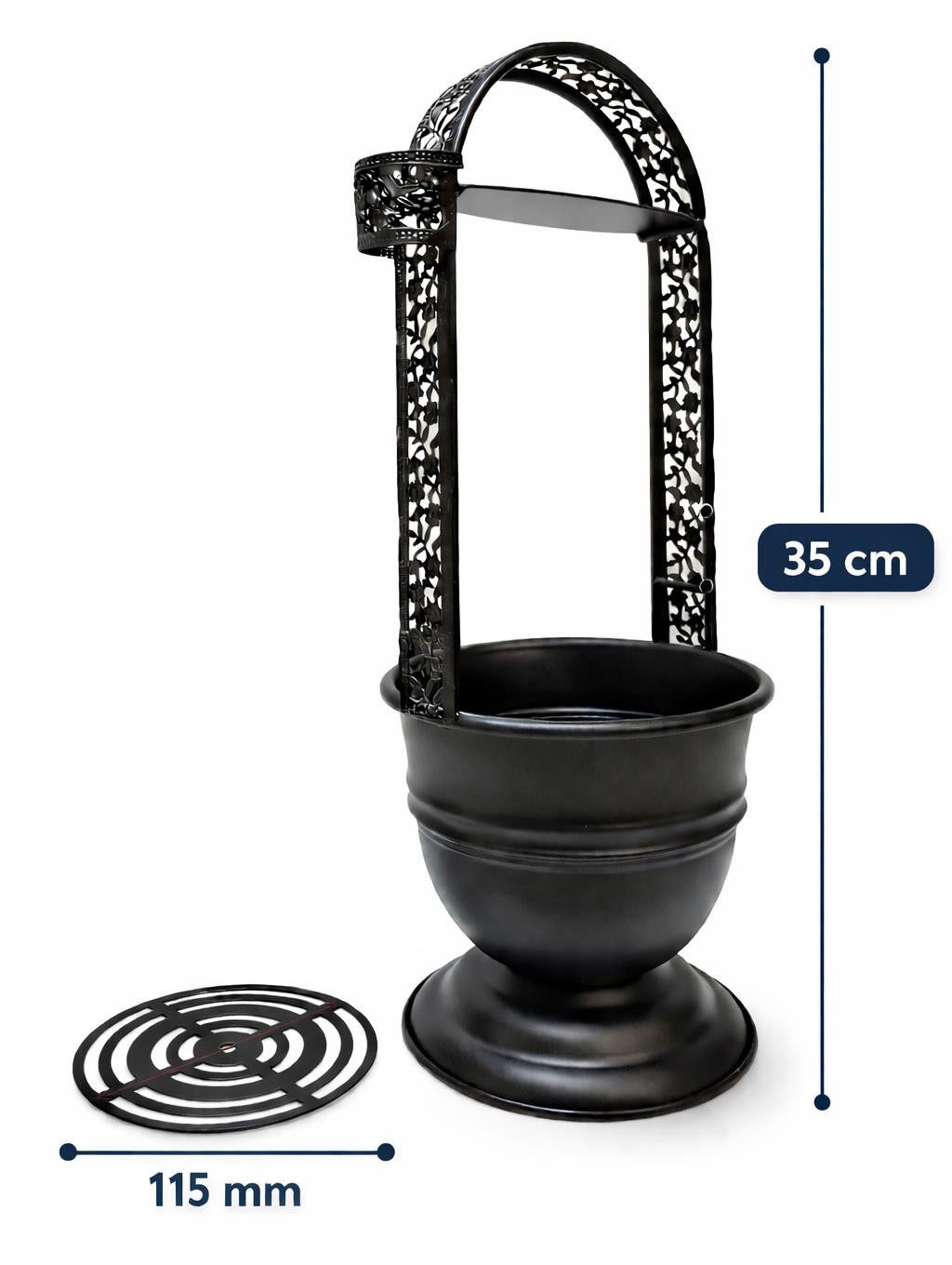 BAYLI Kohlekorb Bayli Shisha Kohlebehälter, Kohlekorb für die Shisha, Wasserpfeife