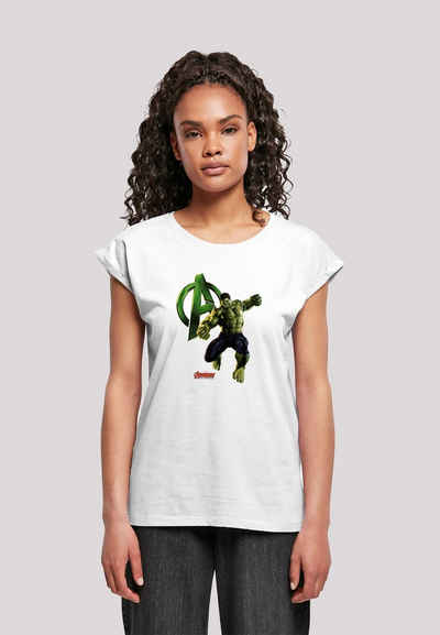 F4NT4STIC T-Shirt »Marvel Avengers Age of Ultron Incredible Hulk« Damen,Premium Merch,Regular-Fit,Kurze Ärmel,Logo Print