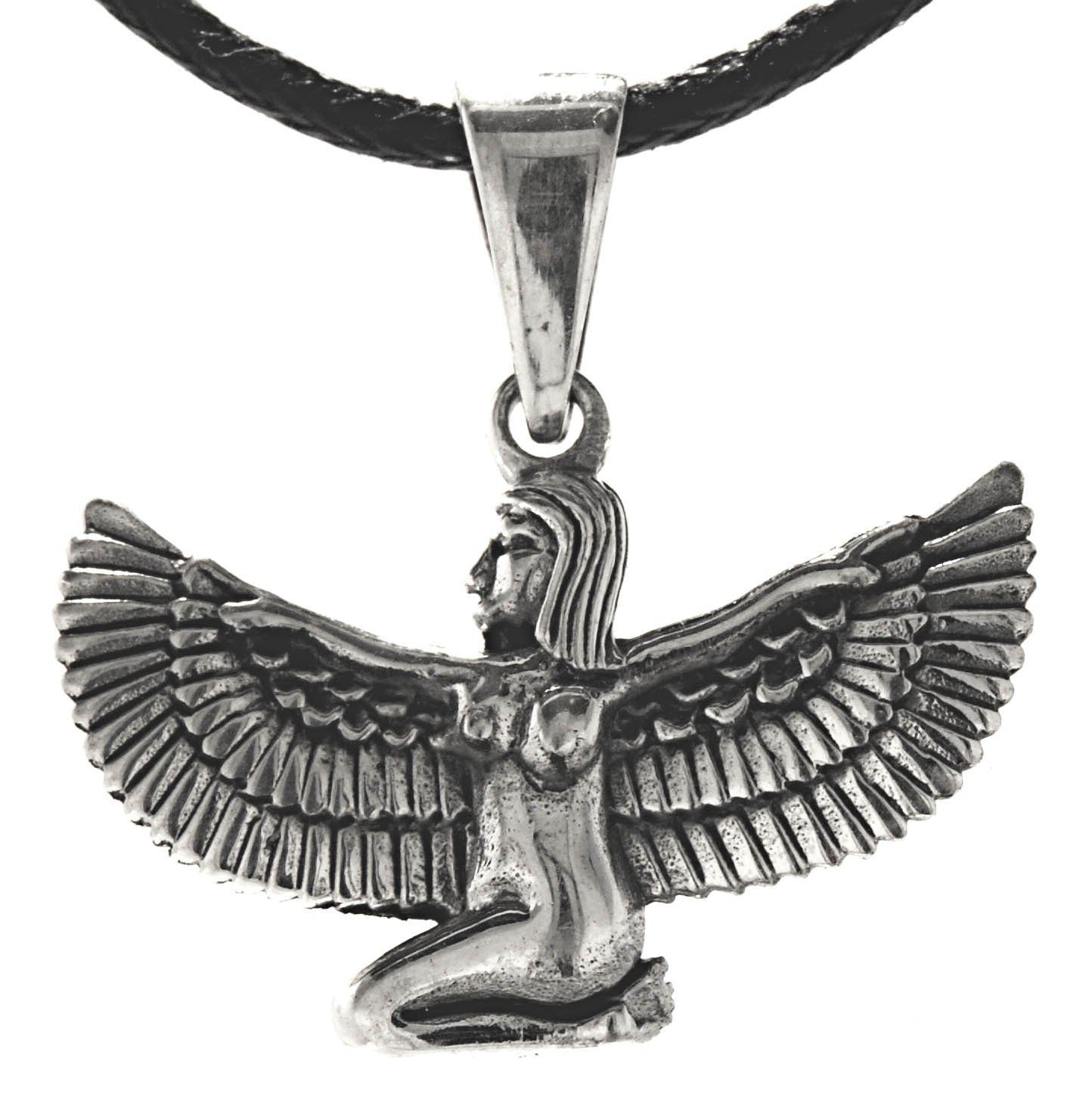 Kiss of Ägypten Leather Anhänger Magie Mythologie 363 Osiris Horus aus Isis 925 Kettenanhänger