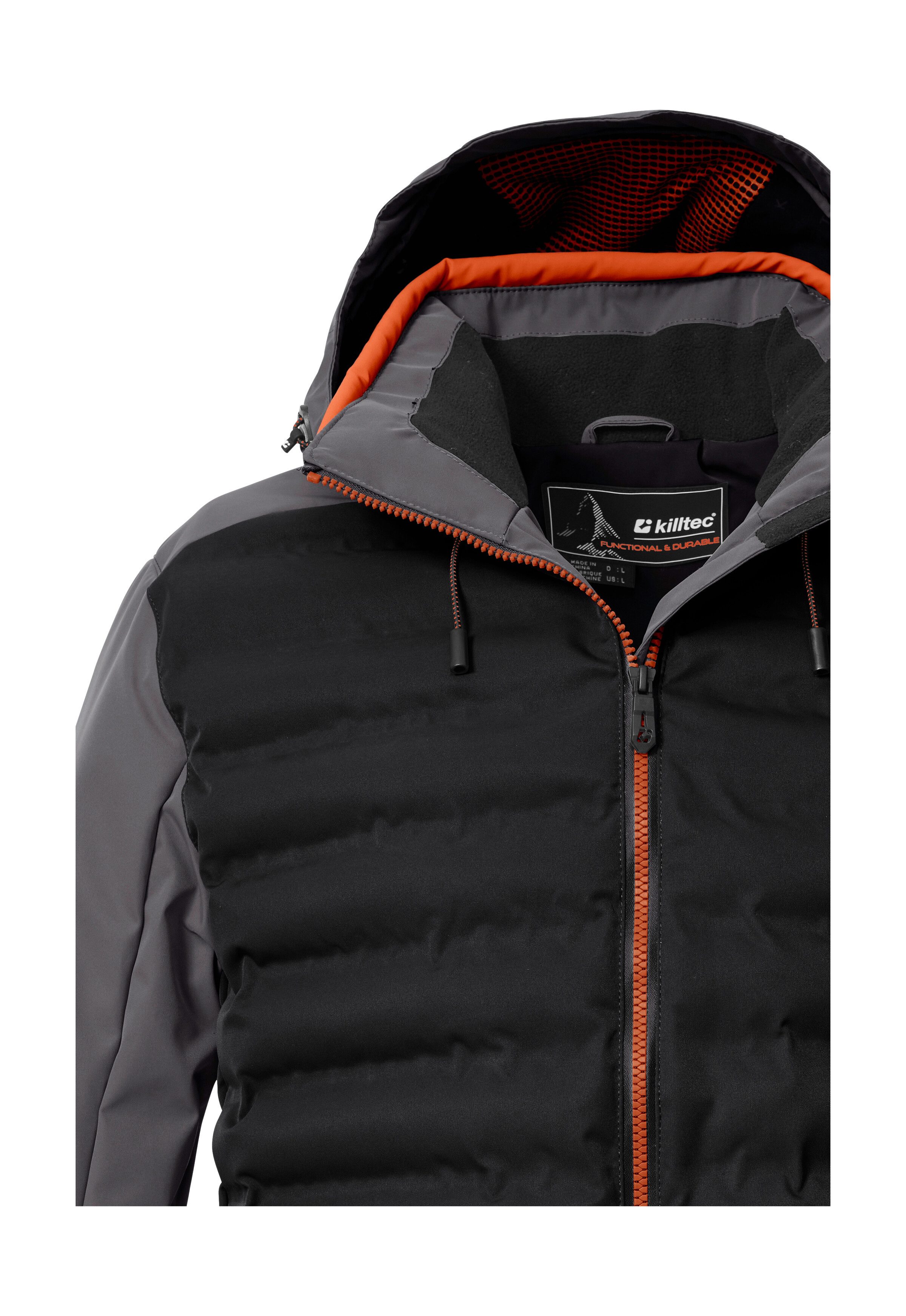 Killtec Skijacke KSW 72 MN SKI JCKT Moderne Hybridoptik, winddicht, wasserabweisend, atmungsaktiv