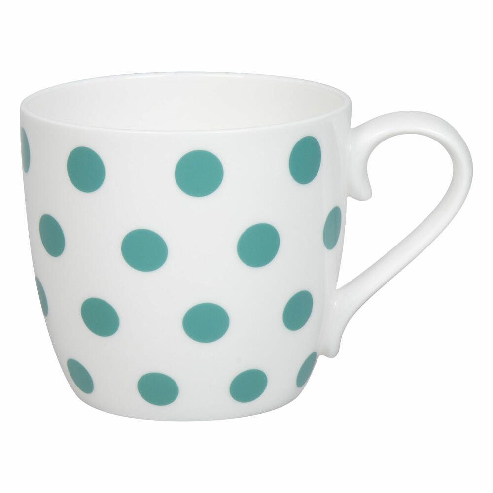 Könitz Becher Dots - Jadegreen, 425 ml, Bone China