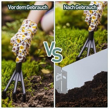 Clanmacy Beetumrandung Rasenkante 5-50m Wegbegrenzung Garten Beeteinfassung Dicke = 0,7mm