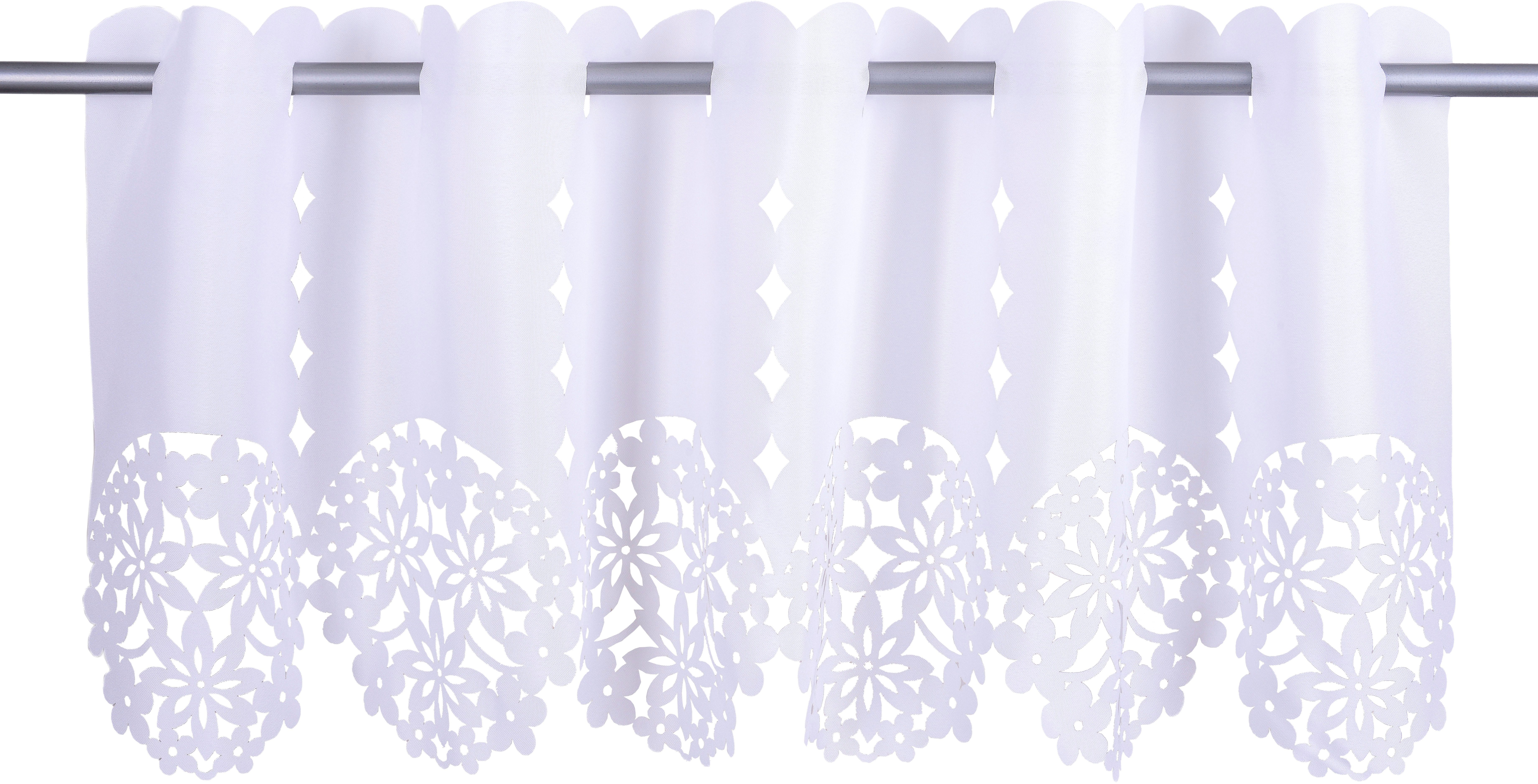 my home Scheibengardine Phil (1 St), Durchzuglöcher, blickdicht, Taft günstig online kaufen